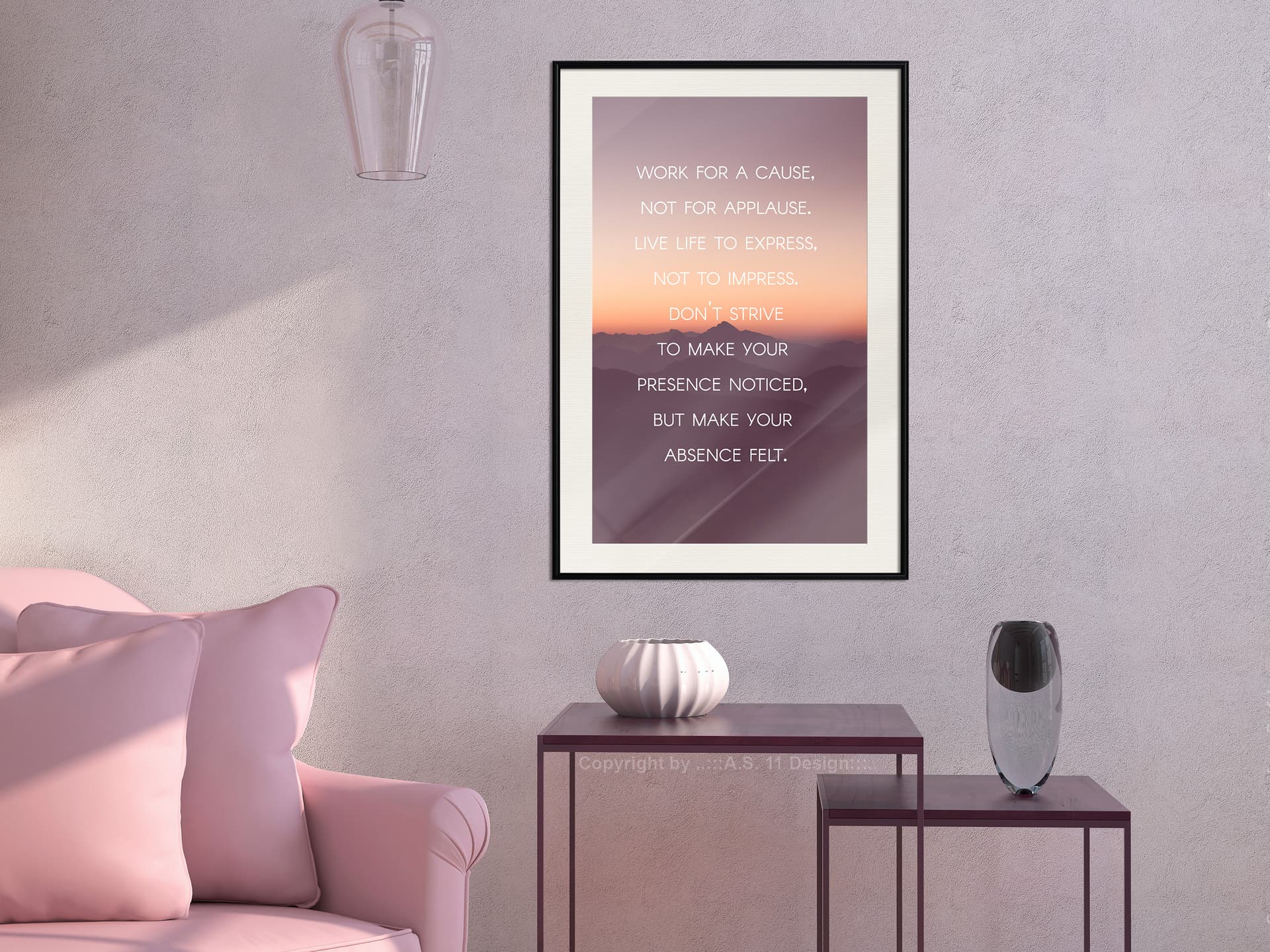 

Plakat - Dobra rada (rozmiar 30x45, wykończenie Rama czarna z passe-partout)