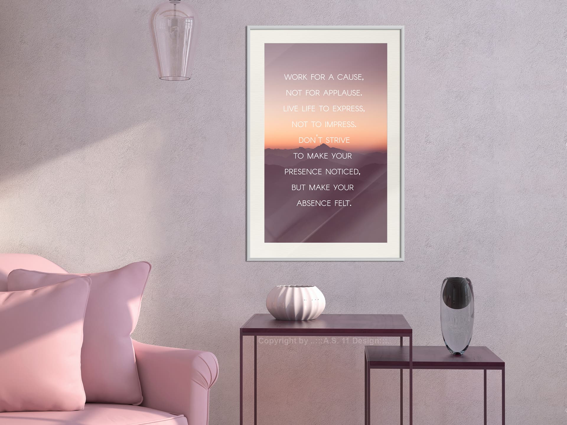 

Plakat - Dobra rada (rozmiar 20x30, wykończenie Rama biała z passe-partout)