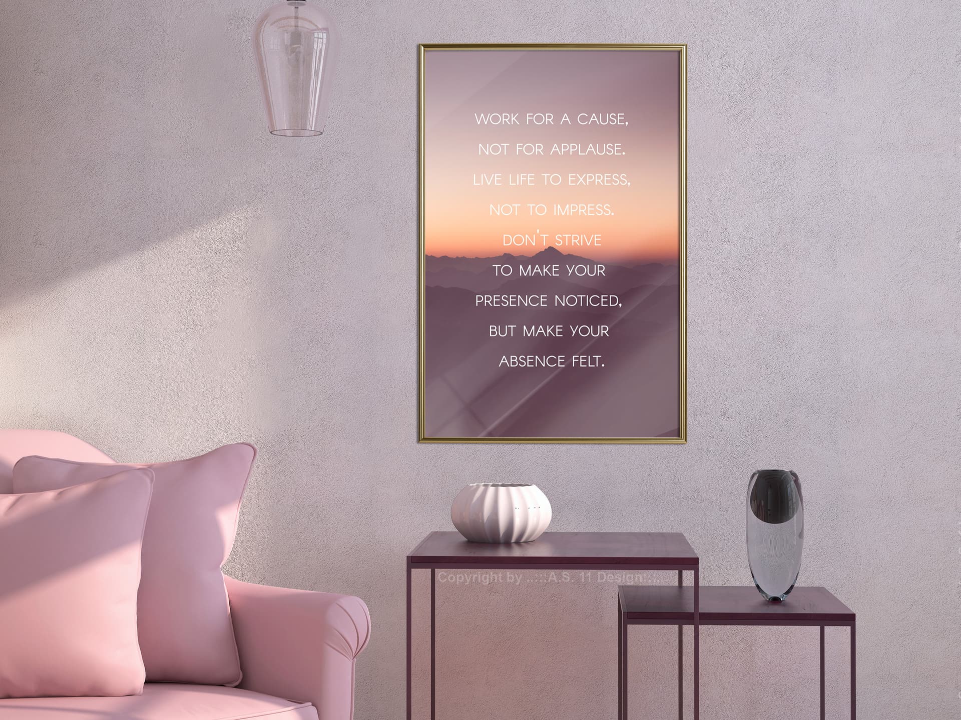 

Plakat - Dobra rada (rozmiar 20x30, wykończenie Rama złota)