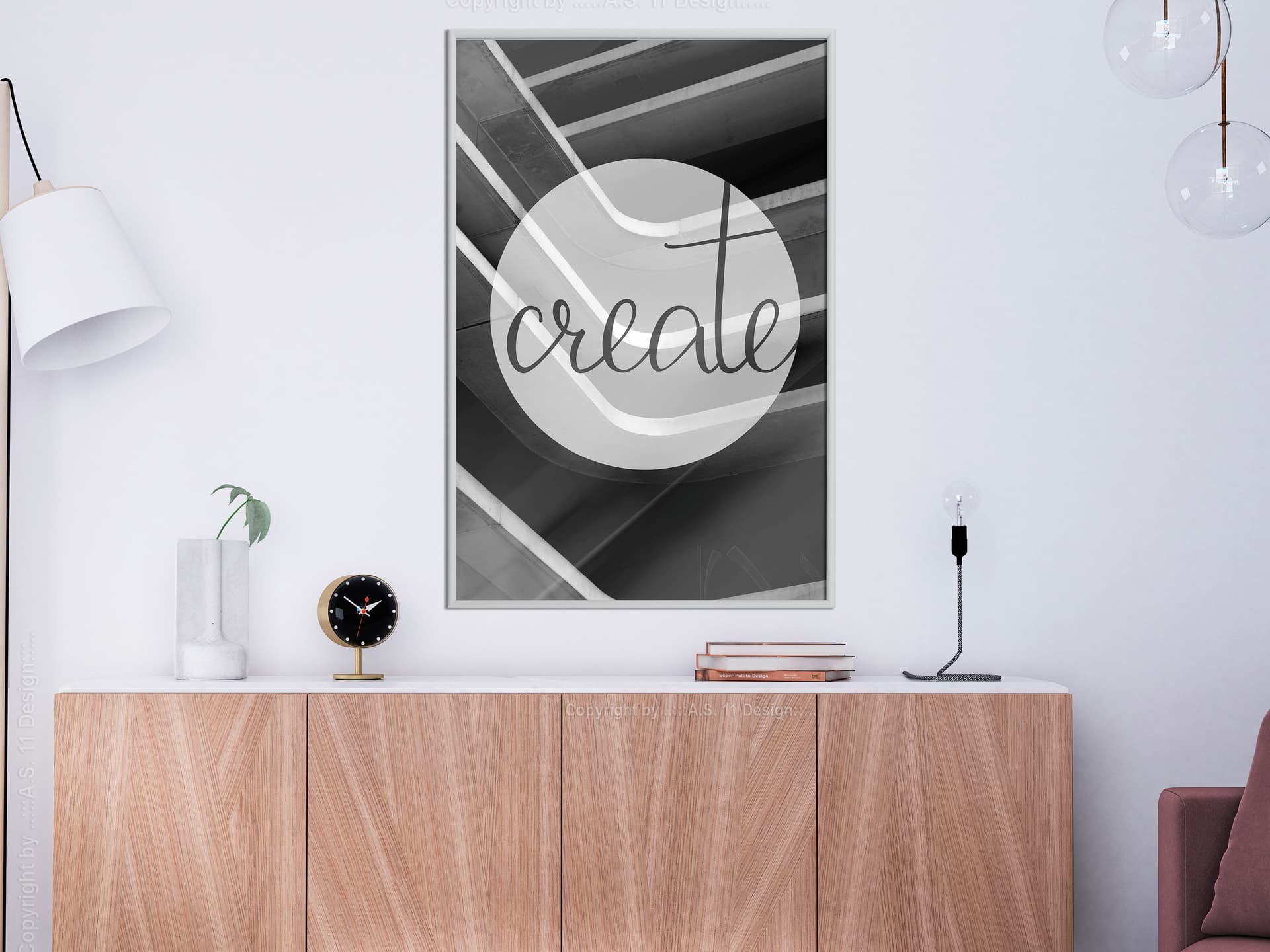 

Plakat - Twórz (rozmiar 20x30, wykończenie Rama biała)