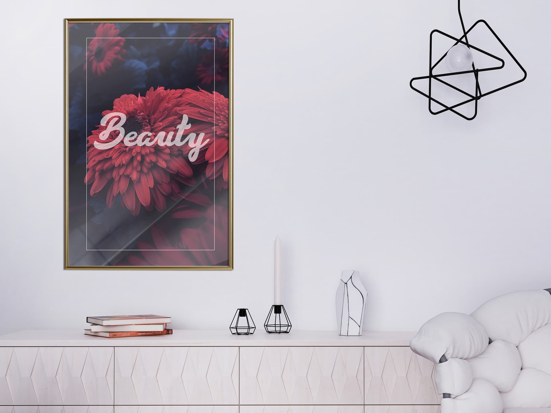 

Plakat - Piękno kwiatów (rozmiar 40x60, wykończenie Rama złota)