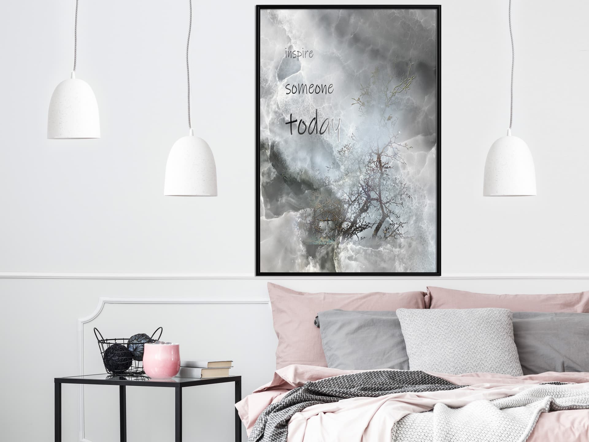

Plakat - Zainspiruj kogoś (rozmiar 40x60, wykończenie Rama czarna)