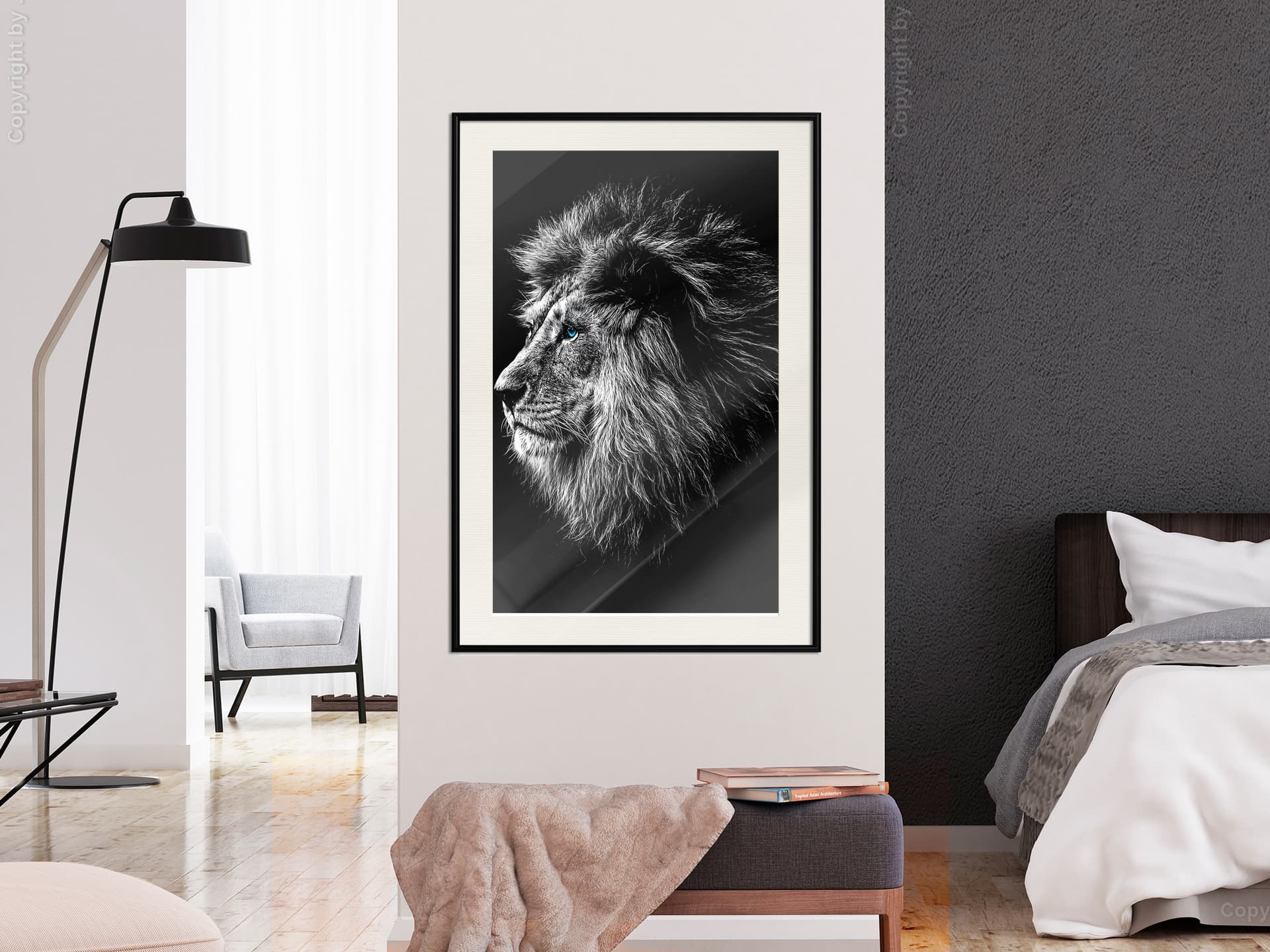 

Plakat - Stary król (rozmiar 20x30, wykończenie Rama czarna z passe-partout)