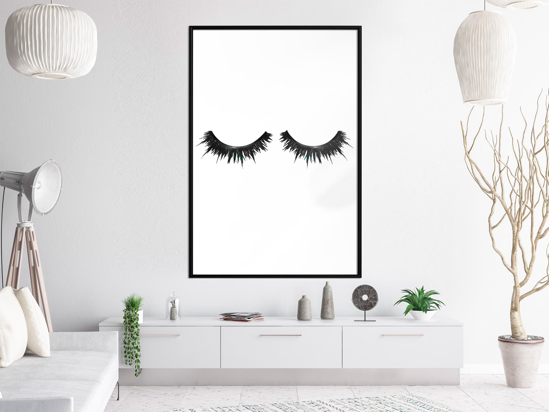 

Plakat - Sztuczne rzęsy (rozmiar 30x45, wykończenie Rama czarna)
