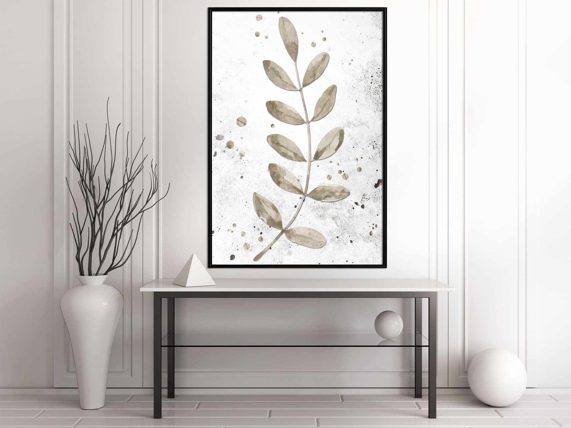 

Plakat - Zasuszona gałązka (rozmiar 30x45, wykończenie Rama czarna)