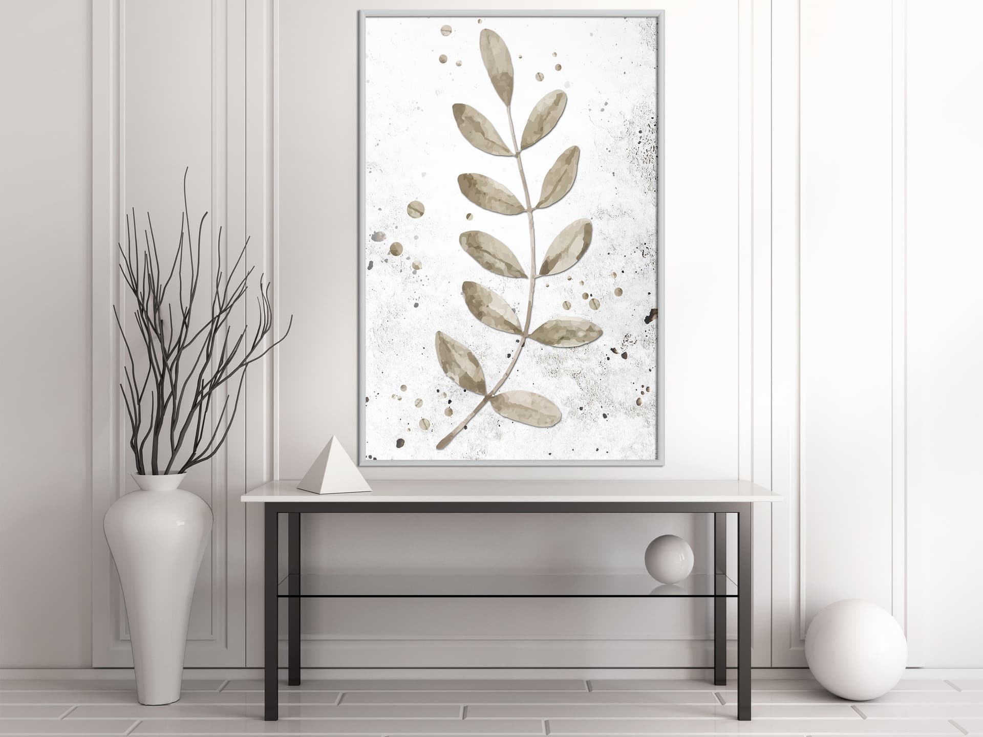 

Plakat - Zasuszona gałązka (rozmiar 30x45, wykończenie Rama biała)