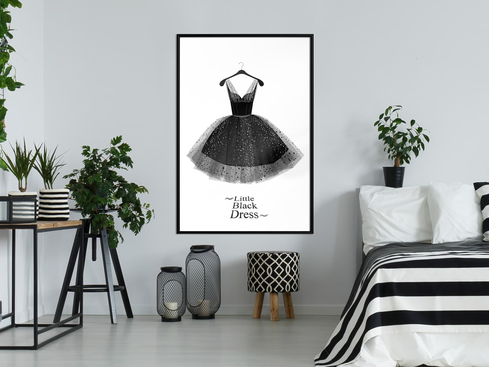 

Plakat - Mała czarna (rozmiar 20x30, wykończenie Rama czarna)