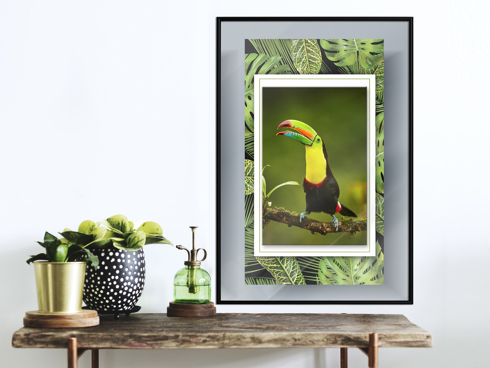 

Plakat - Tukan w ramie (rozmiar 20x30, wykończenie Rama czarna)