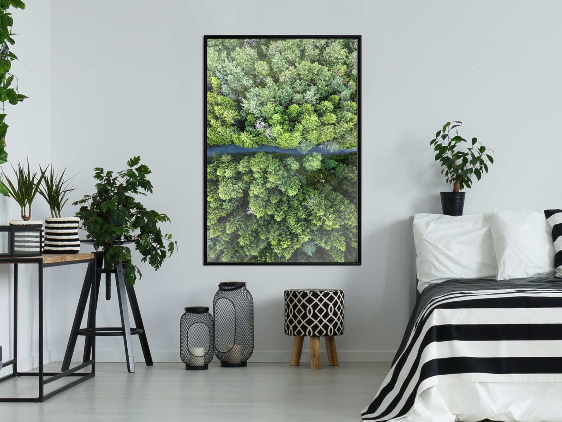 

Plakat - Las z lotu ptaka (rozmiar 20x30, wykończenie Rama czarna)