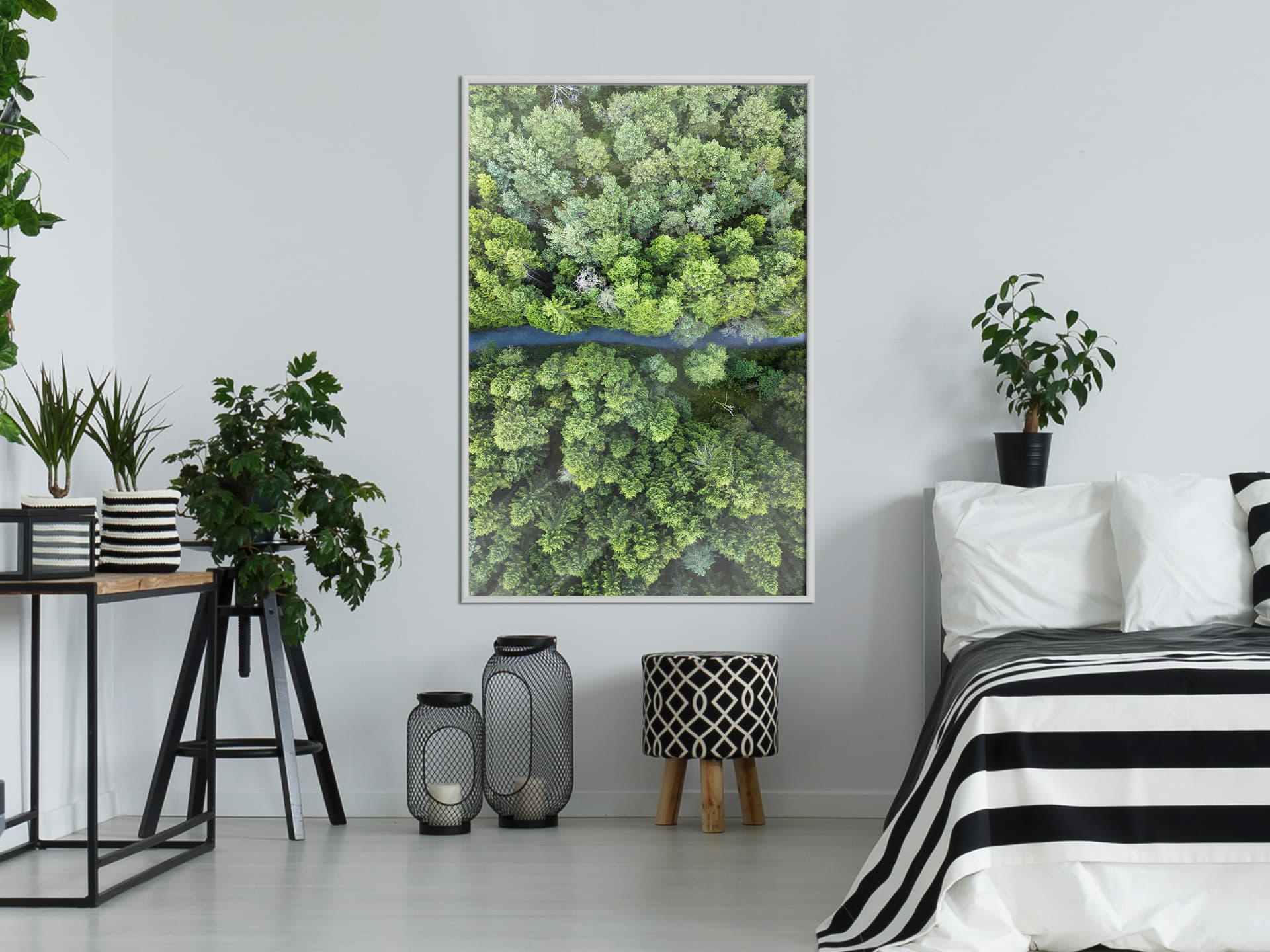

Plakat - Las z lotu ptaka (rozmiar 20x30, wykończenie Rama biała)