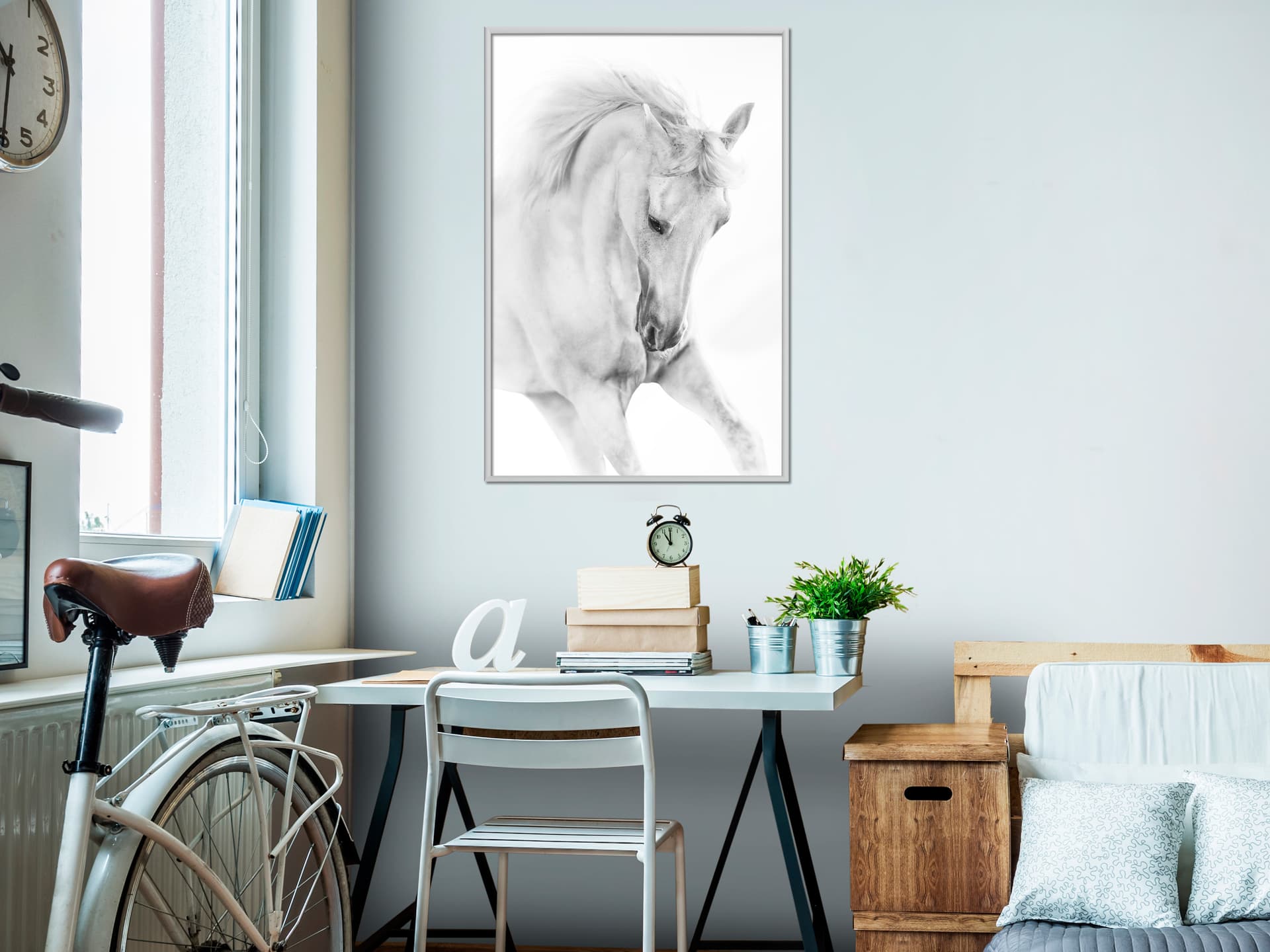 

Plakat - Piękno w ruchu (rozmiar 30x45, wykończenie Rama biała)