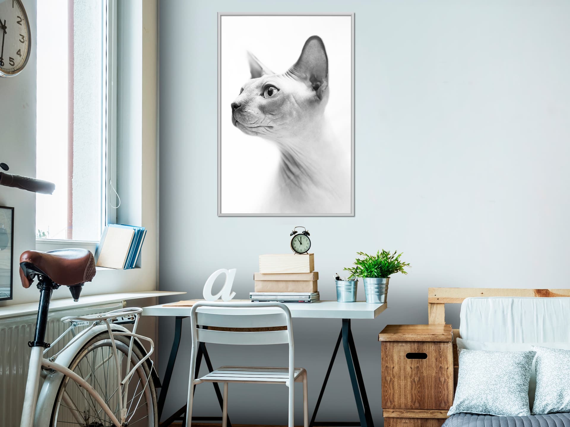 

Plakat - Sfinks (rozmiar 40x60, wykończenie Rama biała)