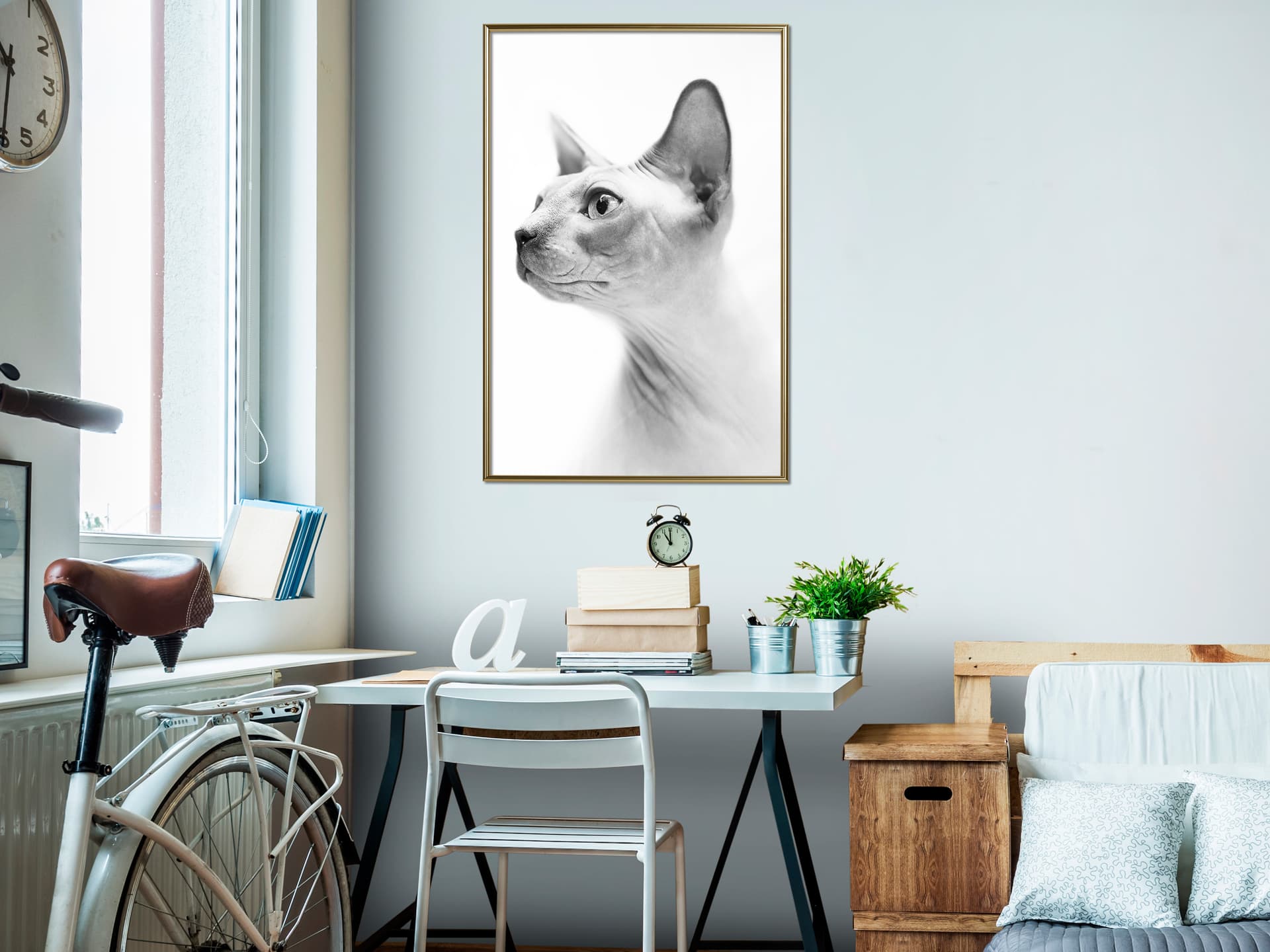 

Plakat - Sfinks (rozmiar 30x45, wykończenie Rama złota)