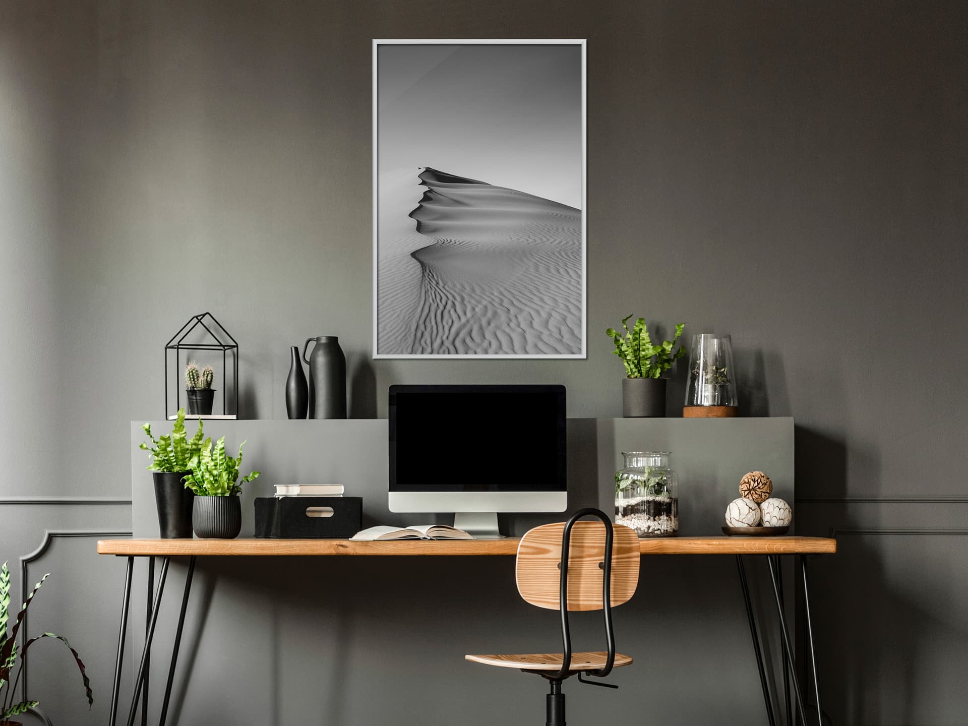 

Plakat - Fala piasku (rozmiar 40x60, wykończenie Rama biała)