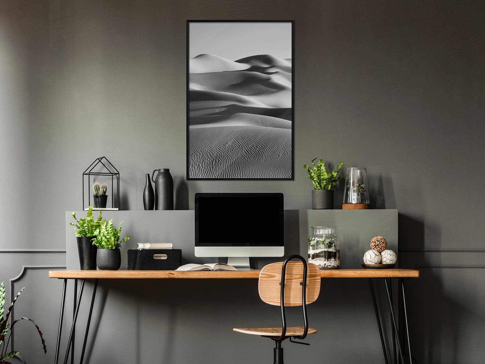 

Plakat - Ocean piasku II (rozmiar 40x60, wykończenie Rama czarna)