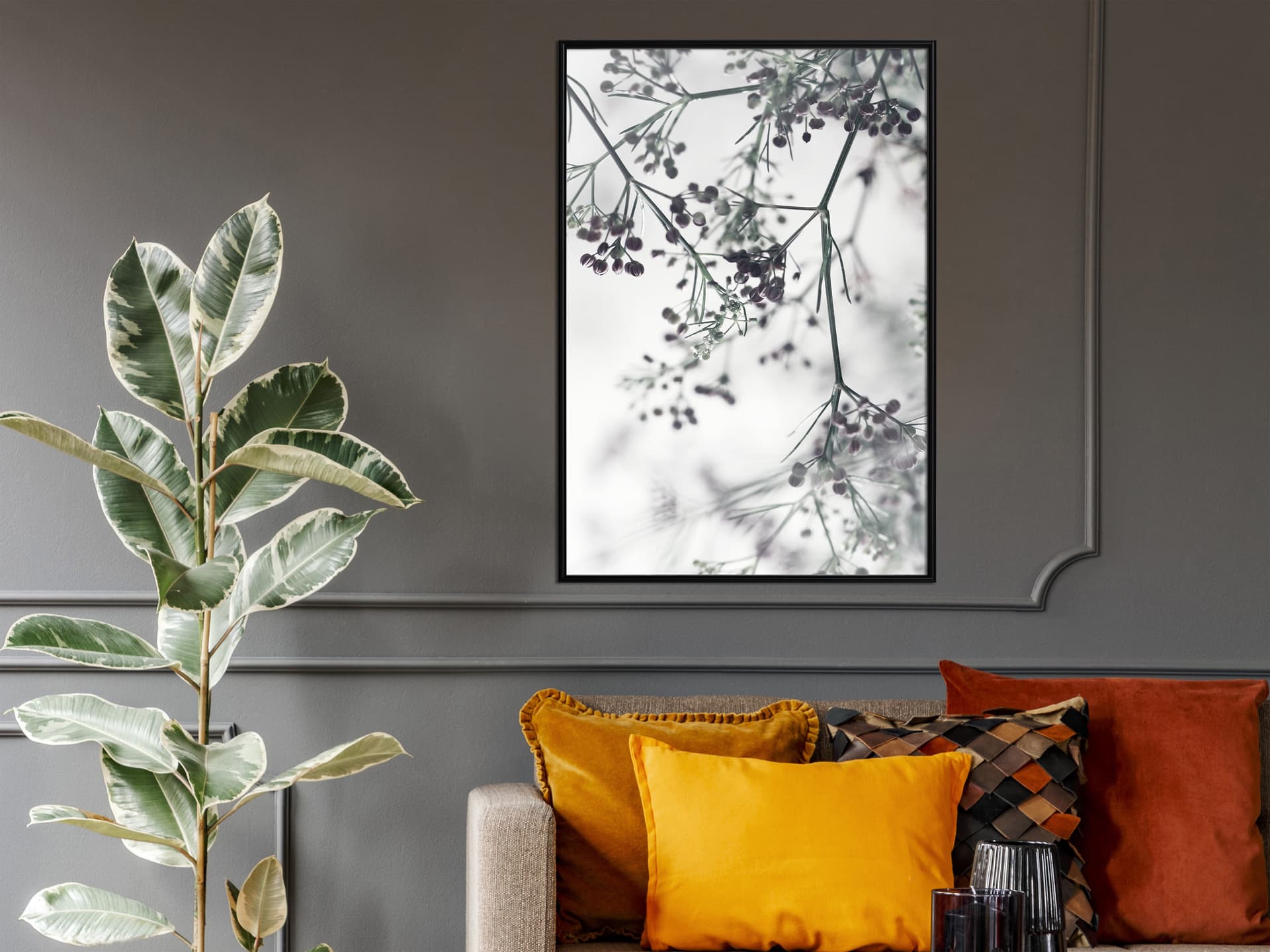 

Plakat - Obsypane kwiatami (rozmiar 20x30, wykończenie Rama czarna)