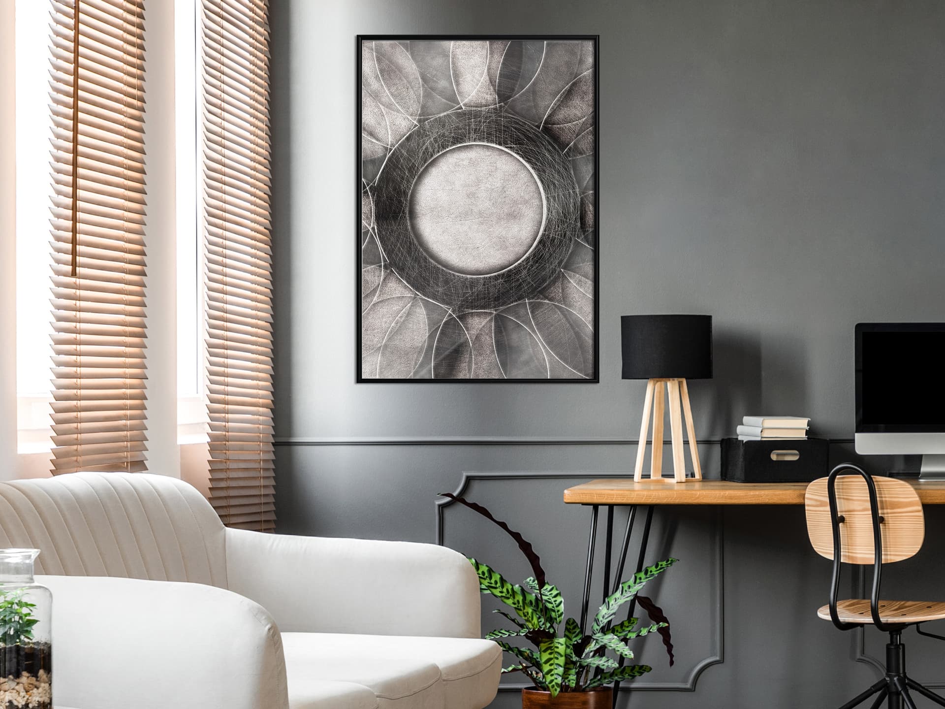 

Plakat - Okręgi (rozmiar 30x45, wykończenie Rama czarna)