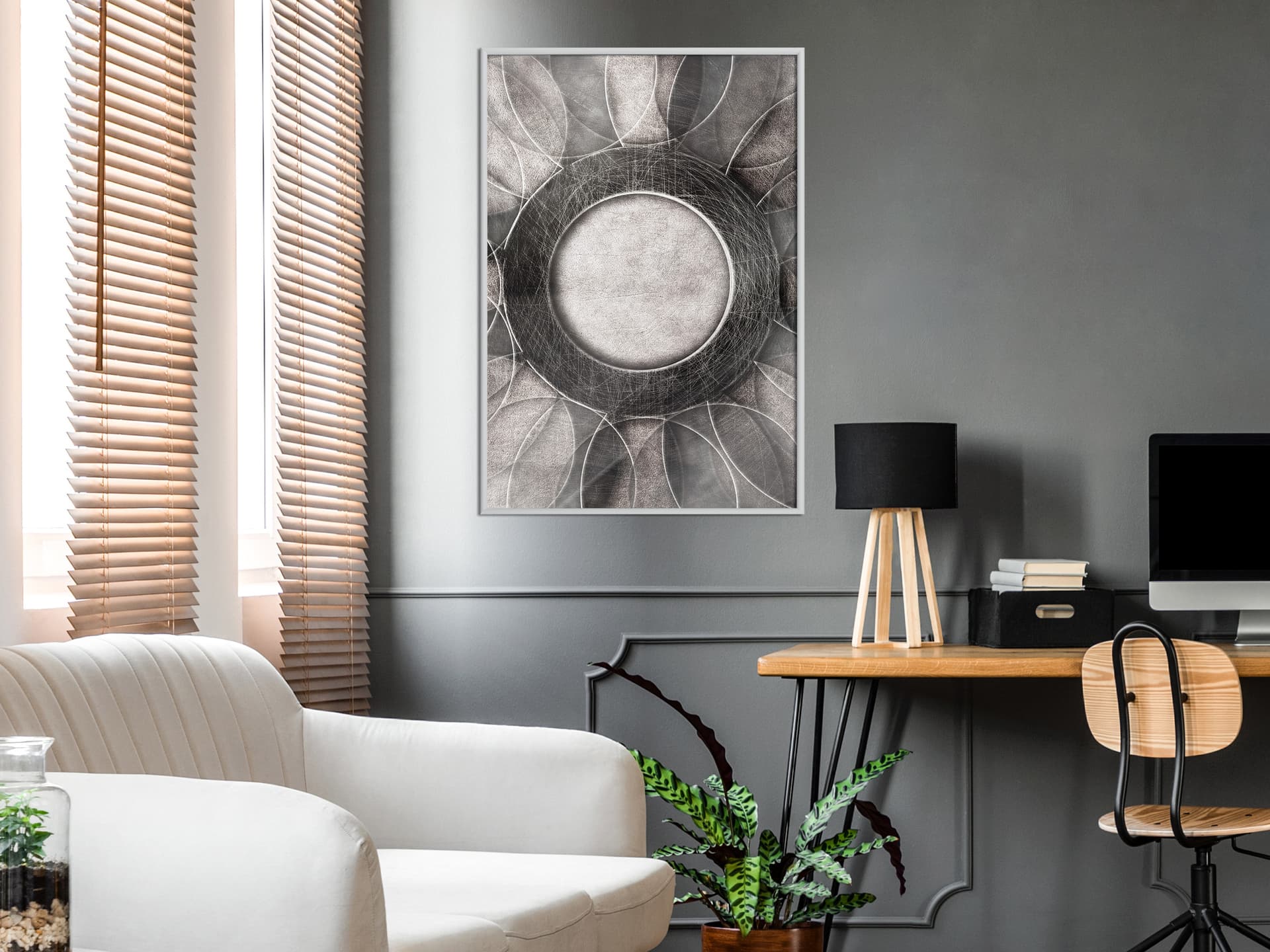 

Plakat - Okręgi (rozmiar 30x45, wykończenie Rama biała)