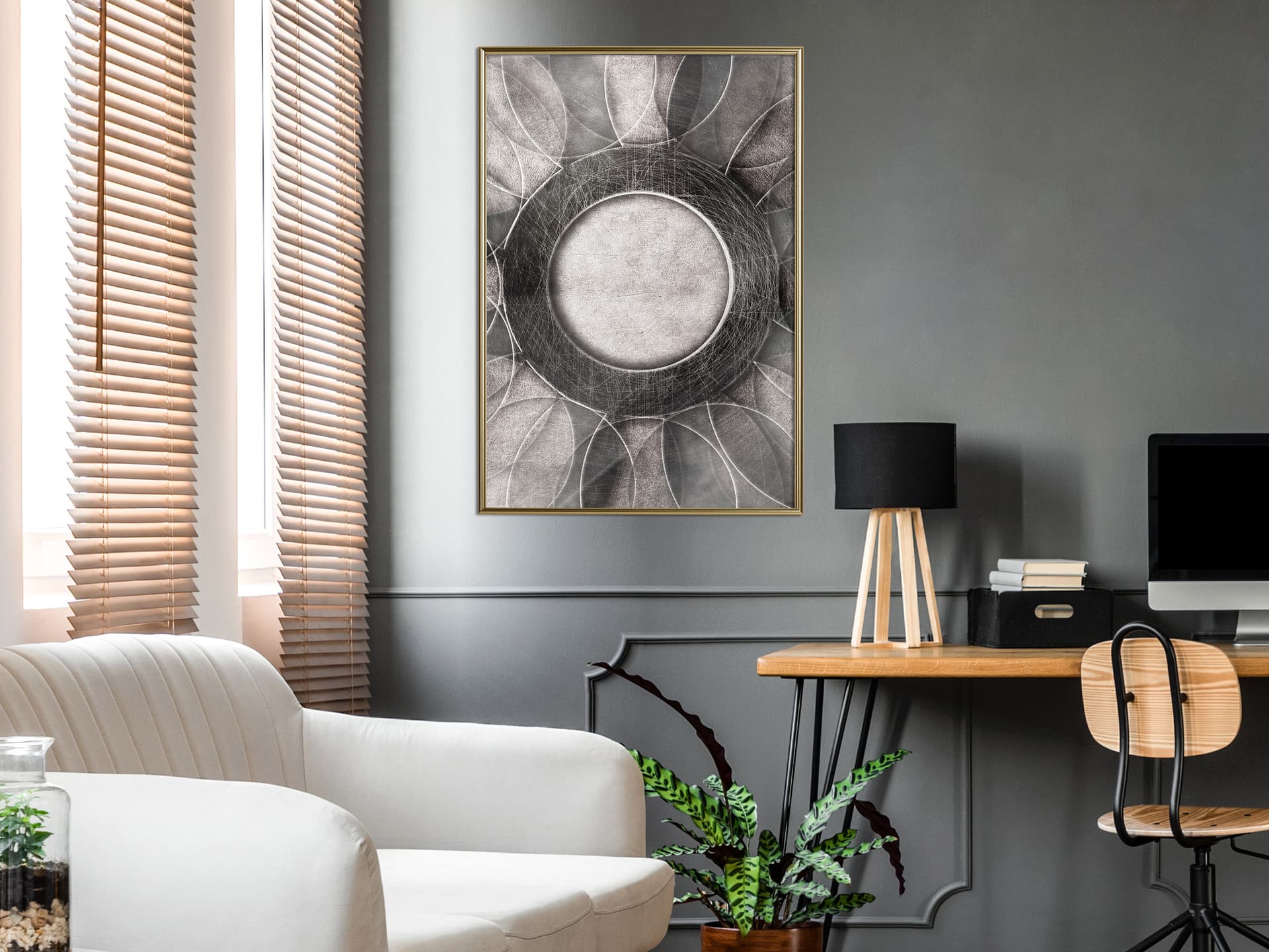 

Plakat - Okręgi (rozmiar 20x30, wykończenie Rama złota)
