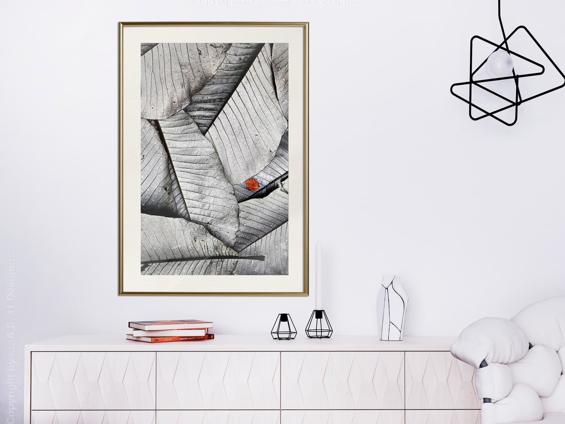 

Plakat - Odrobina koloru (rozmiar 20x30, wykończenie Rama złota z passe-partout)