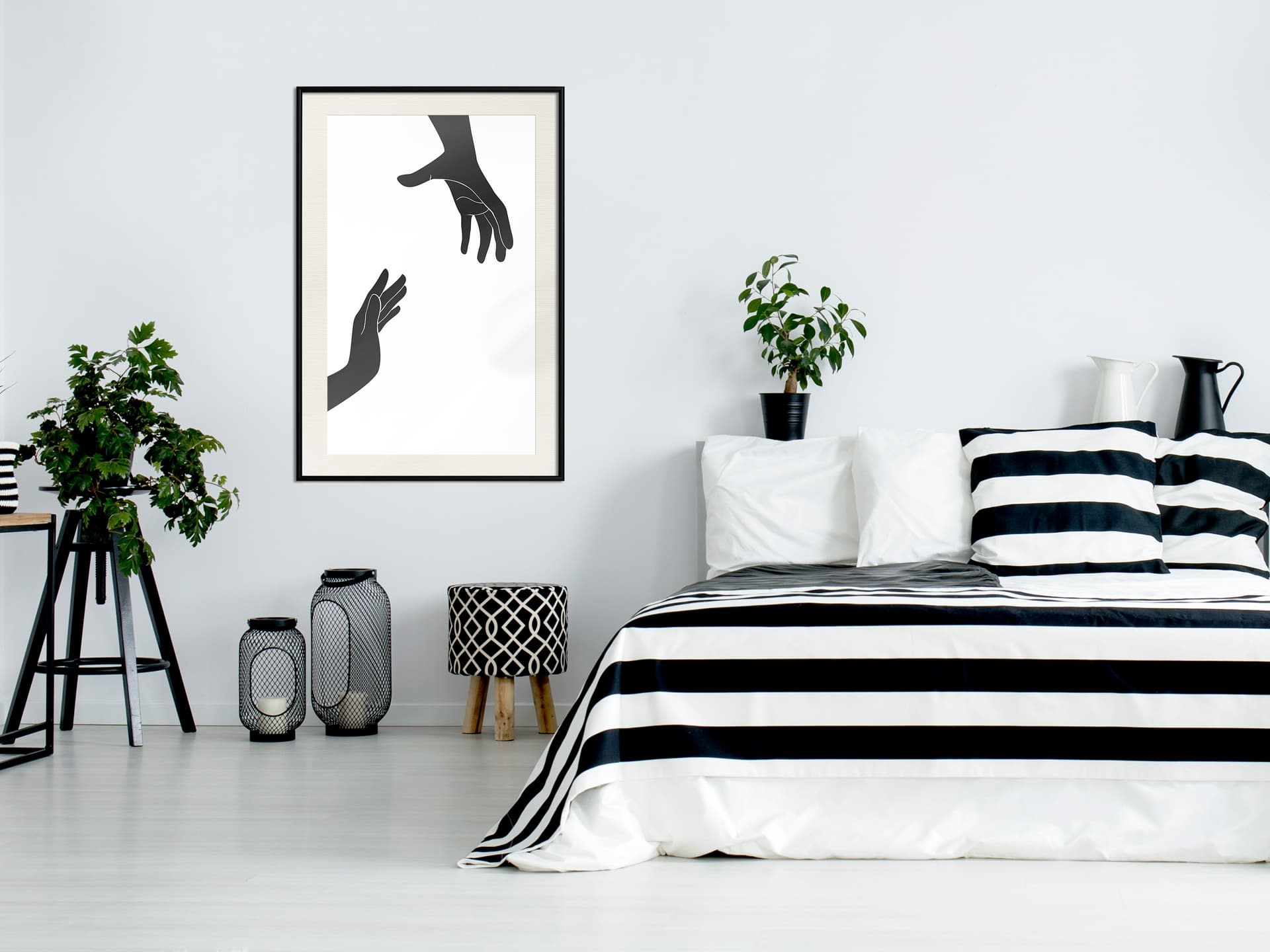 

Plakat - Język gestów II (rozmiar 40x60, wykończenie Rama czarna z passe-partout)