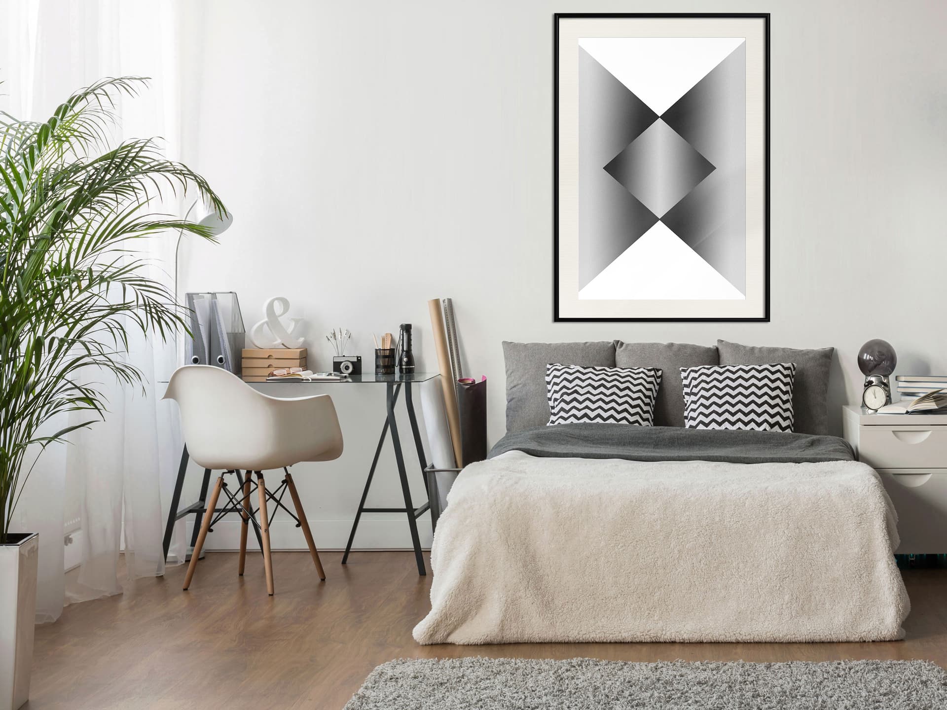 

Plakat - Gradient (rozmiar 40x60, wykończenie Rama czarna z passe-partout)