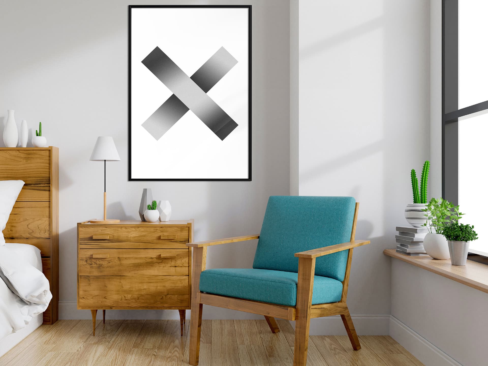 

Plakat - X (rozmiar 20x30, wykończenie Rama czarna)