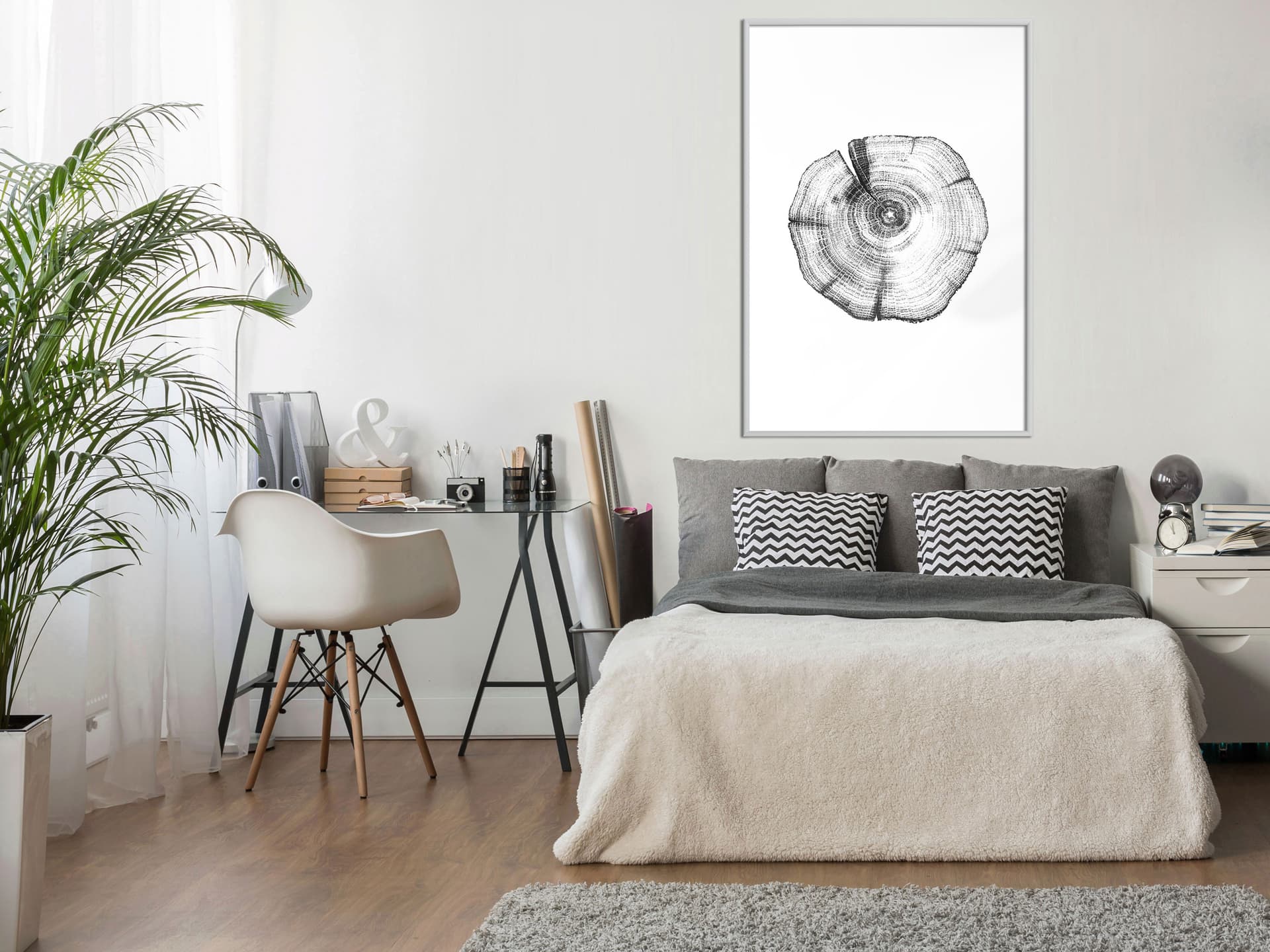 

Plakat - Słoje (rozmiar 20x30, wykończenie Rama biała)