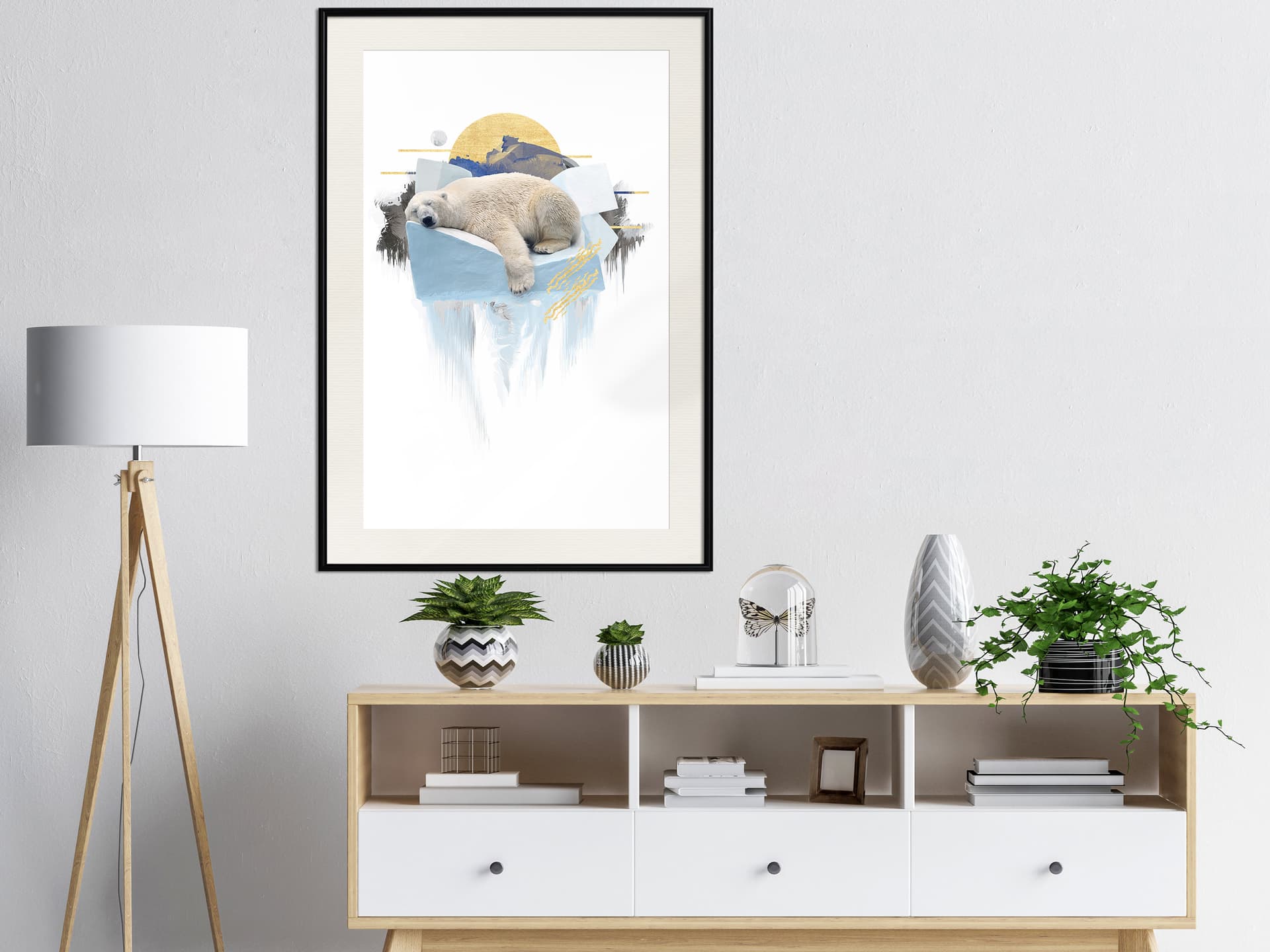 

Plakat - Król Arktyki (rozmiar 40x60, wykończenie Rama czarna z passe-partout)