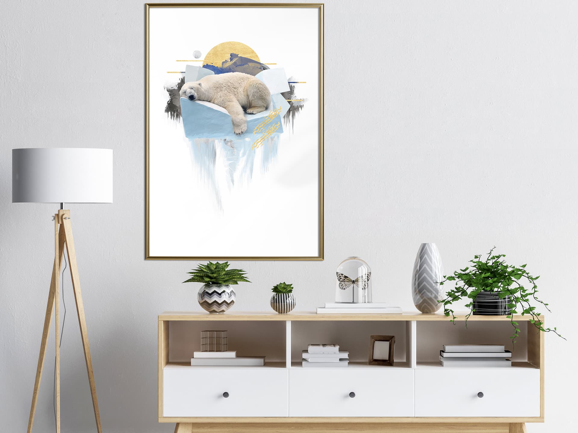 

Plakat - Król Arktyki (rozmiar 20x30, wykończenie Rama złota)