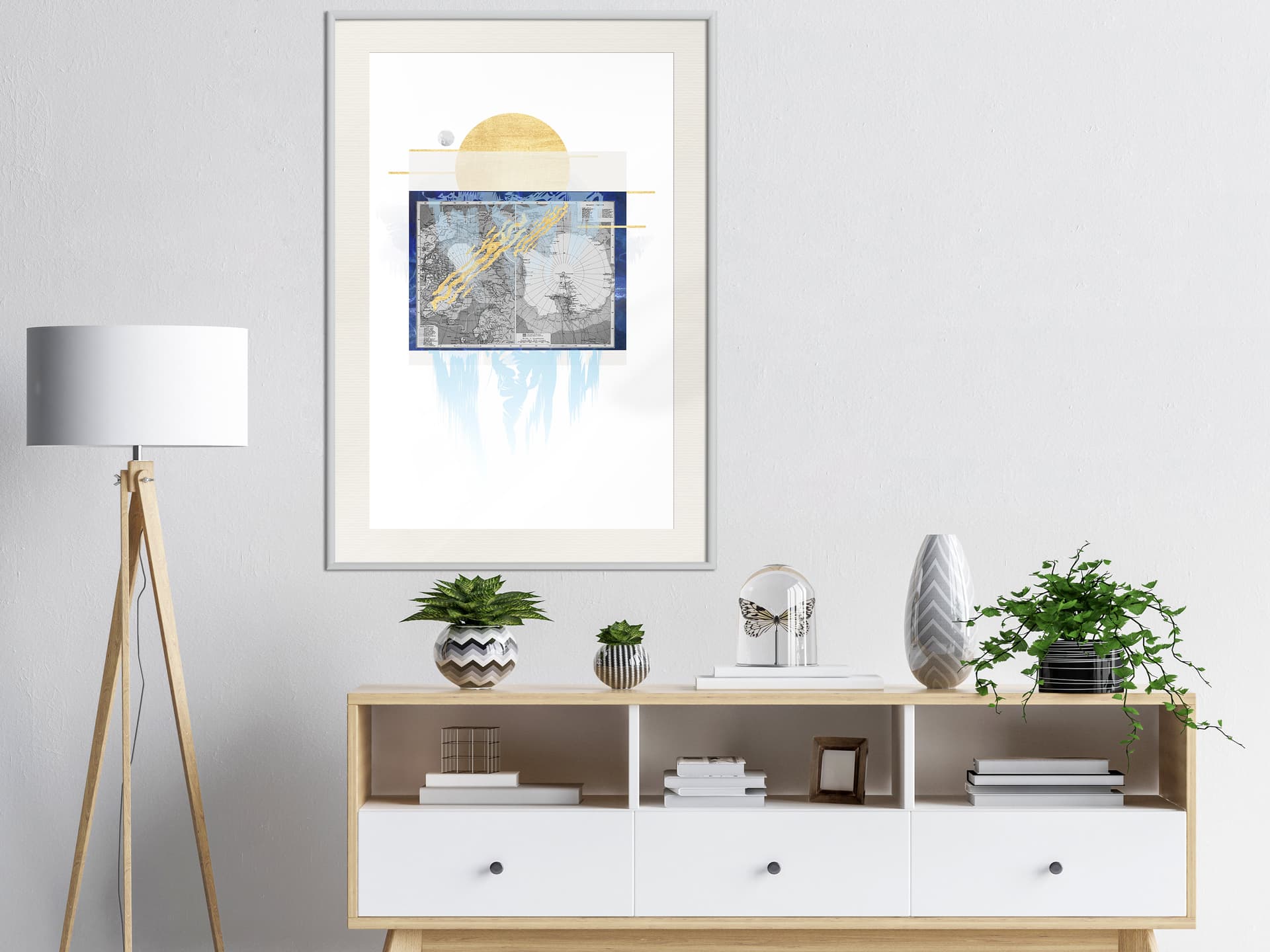 

Plakat - Najzimniejszy kontynent (rozmiar 20x30, wykończenie Rama biała z passe-partout)