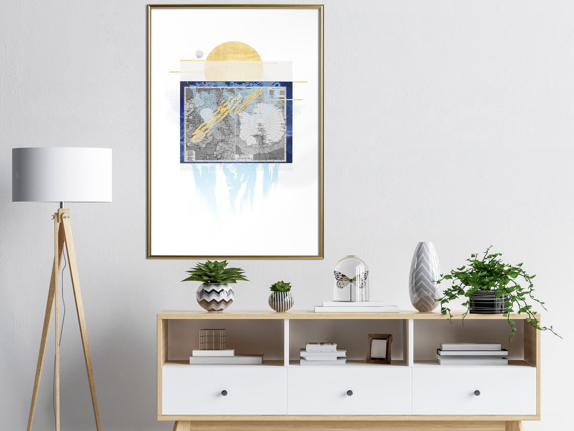 

Plakat - Najzimniejszy kontynent (rozmiar 30x45, wykończenie Rama złota)