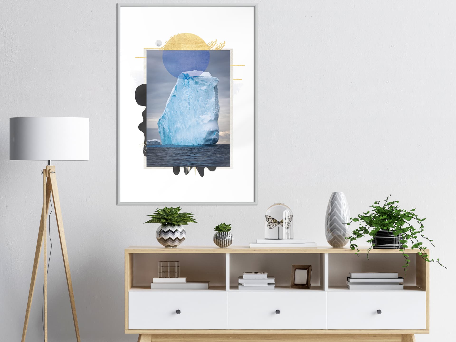 

Plakat - Wierzchołek góry lodowej (rozmiar 30x45, wykończenie Rama biała)
