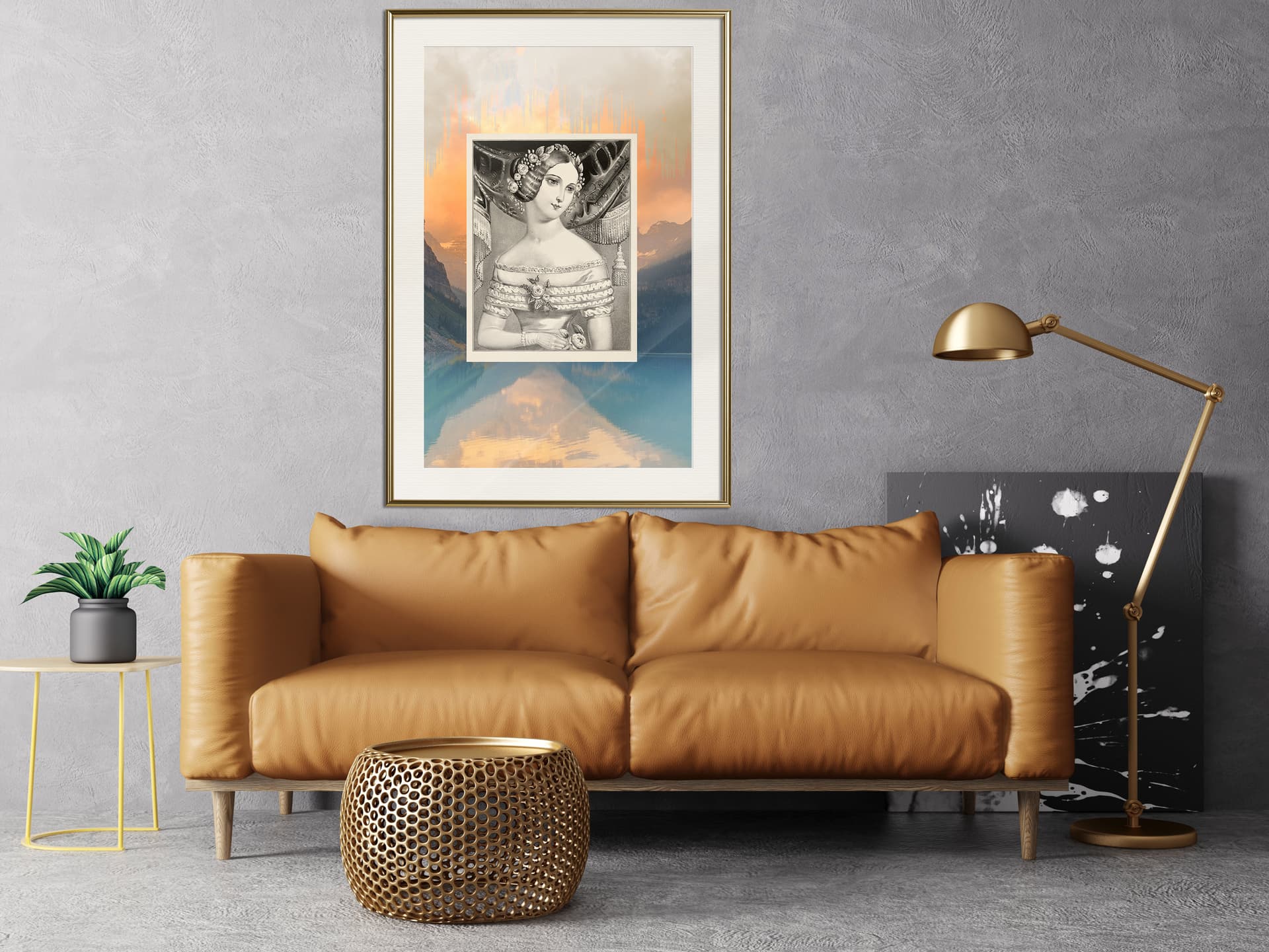 

Plakat - Piękność sprzed stuleci (rozmiar 20x30, wykończenie Rama złota z passe-partout)
