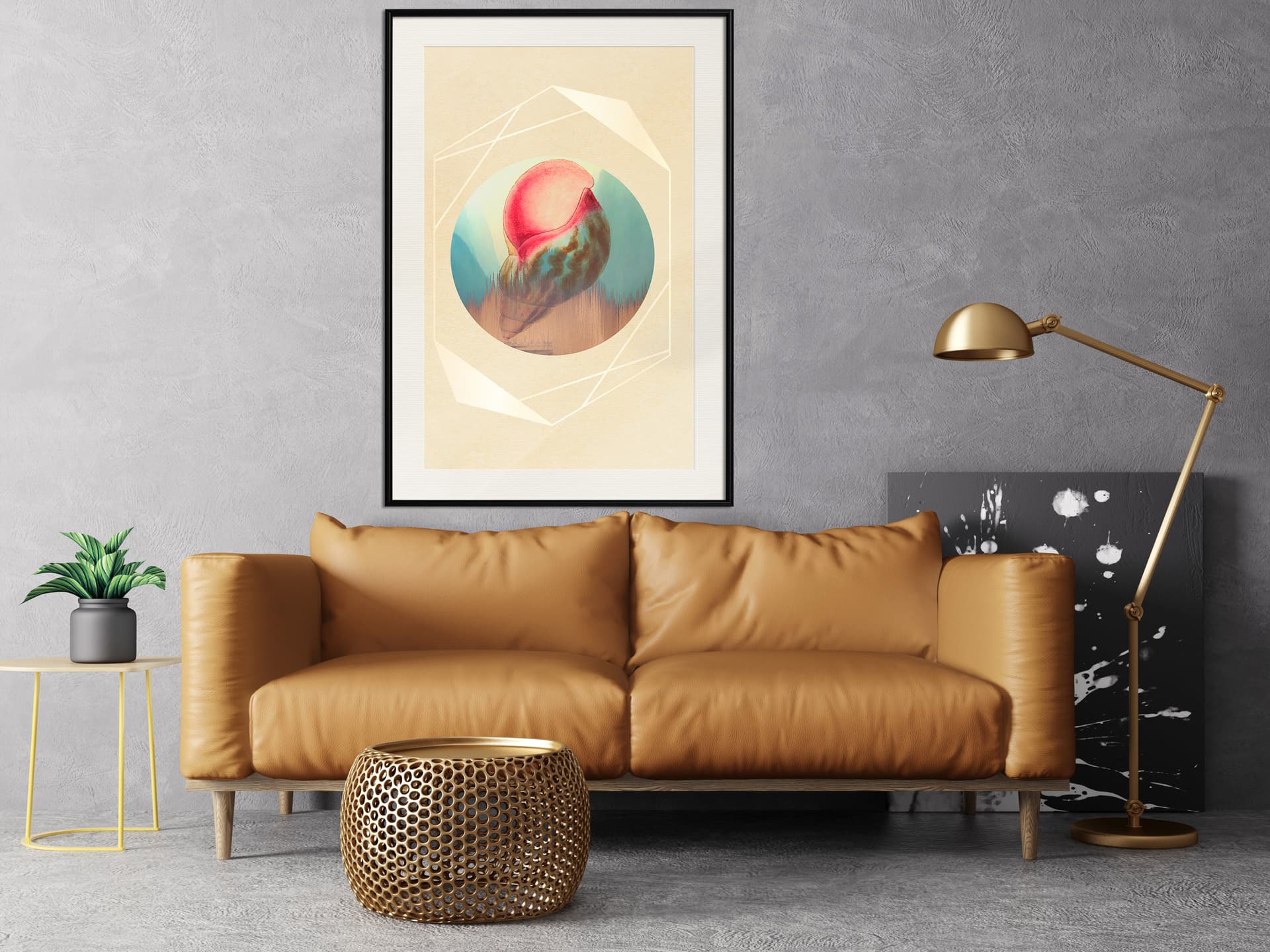 

Plakat - Dźwięk morza (rozmiar 40x60, wykończenie Rama czarna z passe-partout)