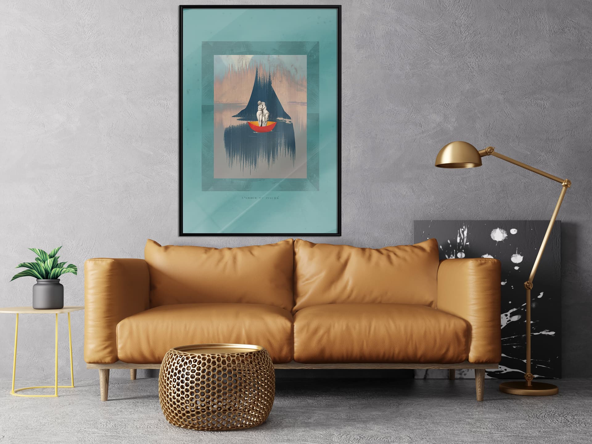 

Plakat - Amor i Psyche (rozmiar 30x45, wykończenie Rama czarna)