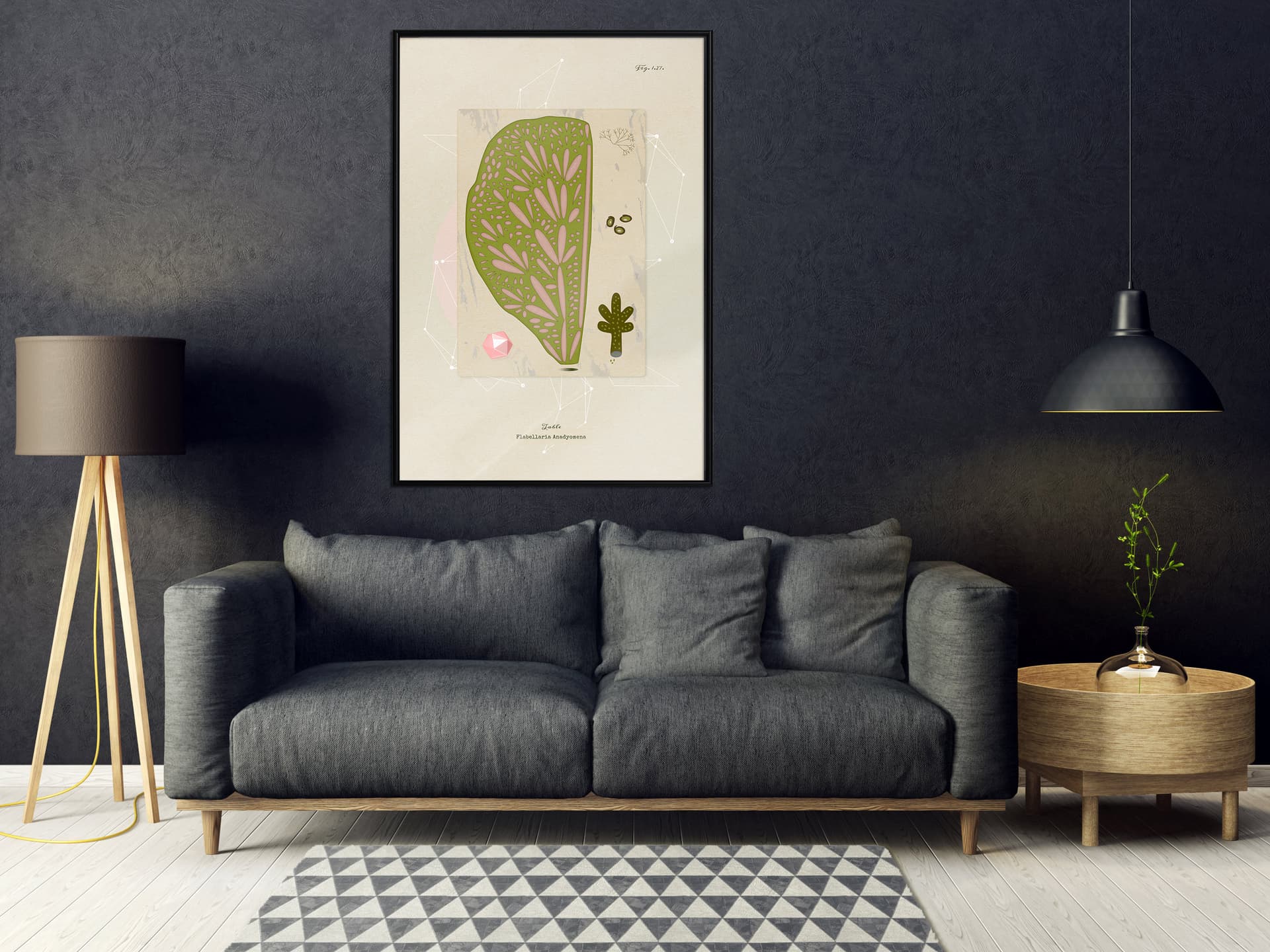 

Plakat - Przekrój liścia (rozmiar 20x30, wykończenie Rama czarna)
