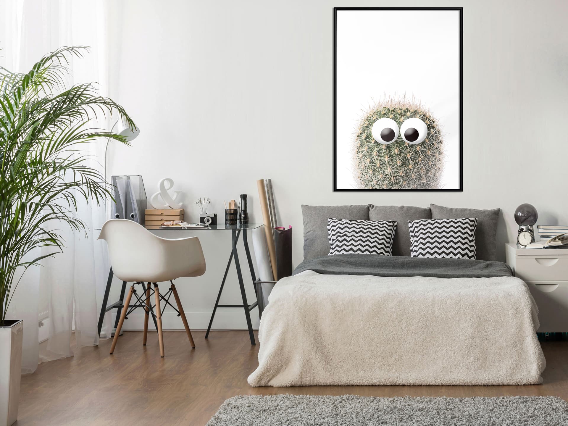 

Plakat - Śmieszny kaktus II (rozmiar 40x60, wykończenie Rama czarna)