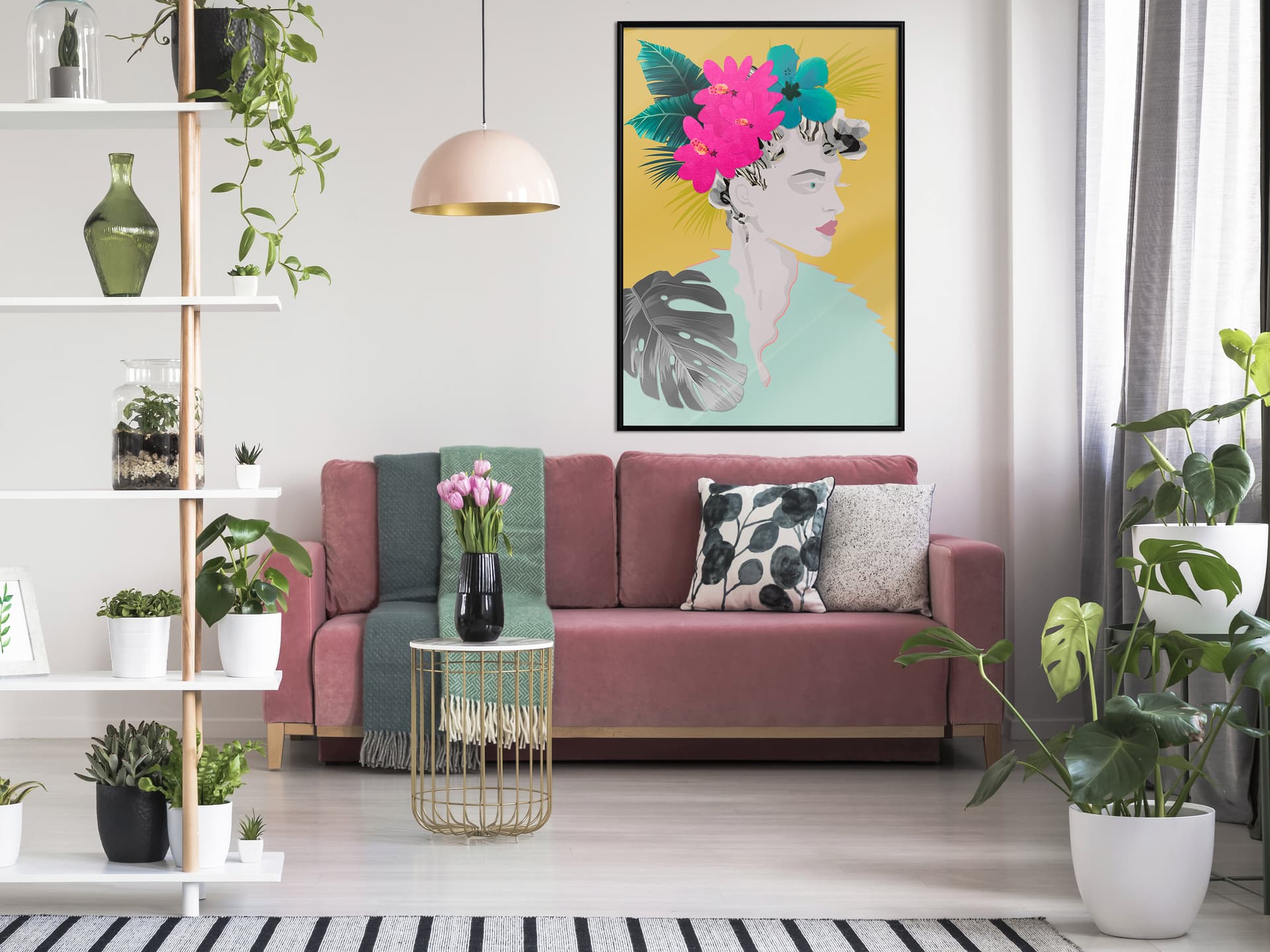 

Plakat - Korona z kwiatów (rozmiar 40x60, wykończenie Rama czarna)