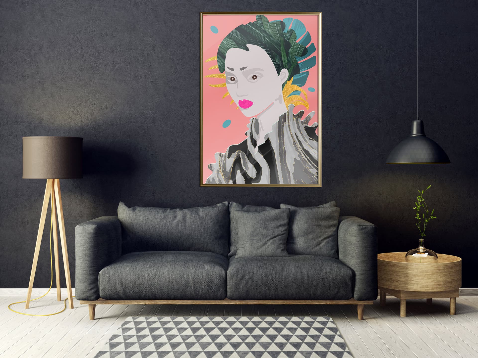 

Plakat - Gejsza (rozmiar 20x30, wykończenie Rama złota)