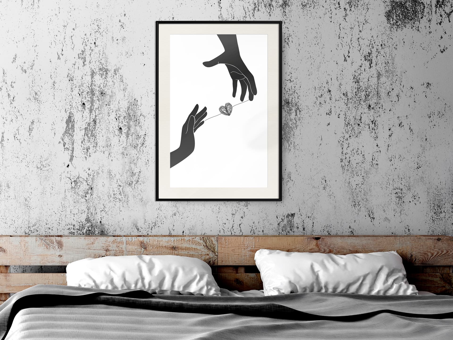

Plakat - Natychmiastowa więź (rozmiar 30x45, wykończenie Rama czarna z passe-partout)