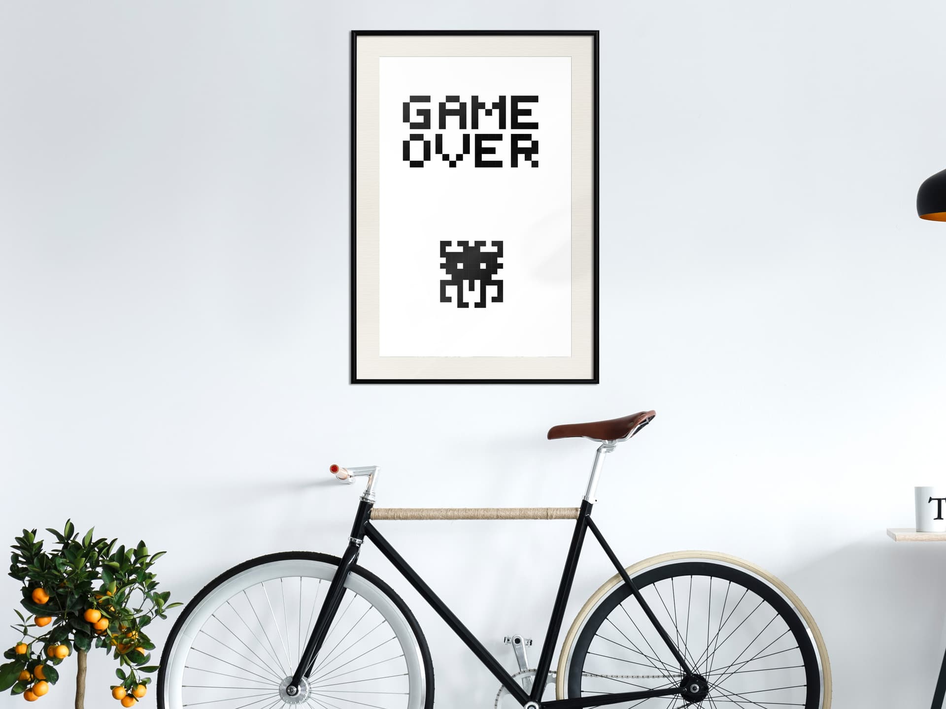 

Plakat - Koniec gry (rozmiar 40x60, wykończenie Rama czarna z passe-partout)