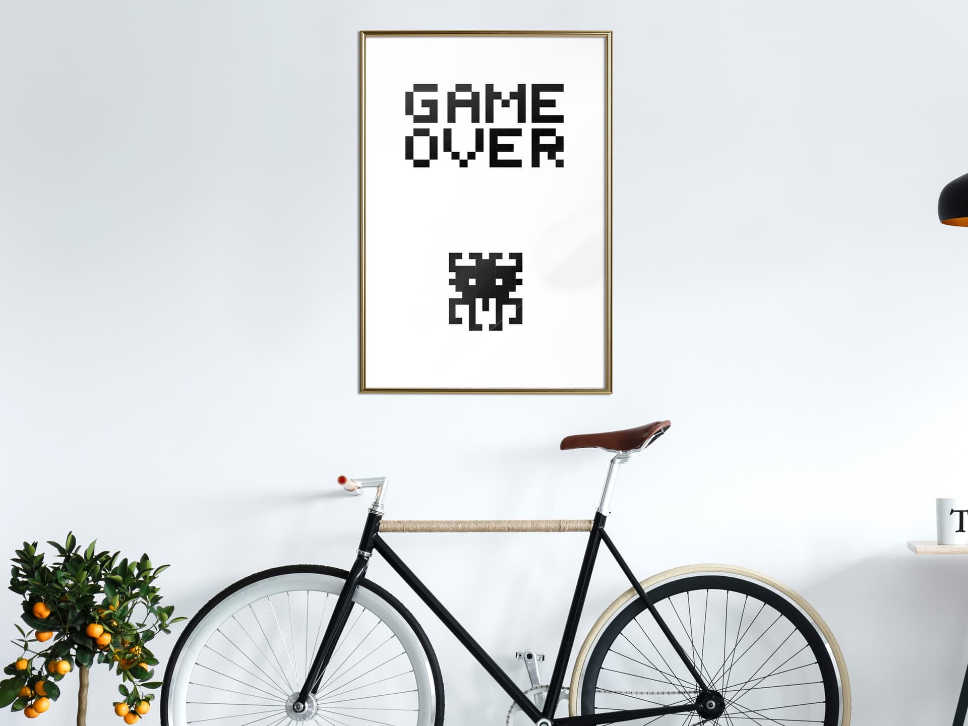 

Plakat - Koniec gry (rozmiar 20x30, wykończenie Rama złota)