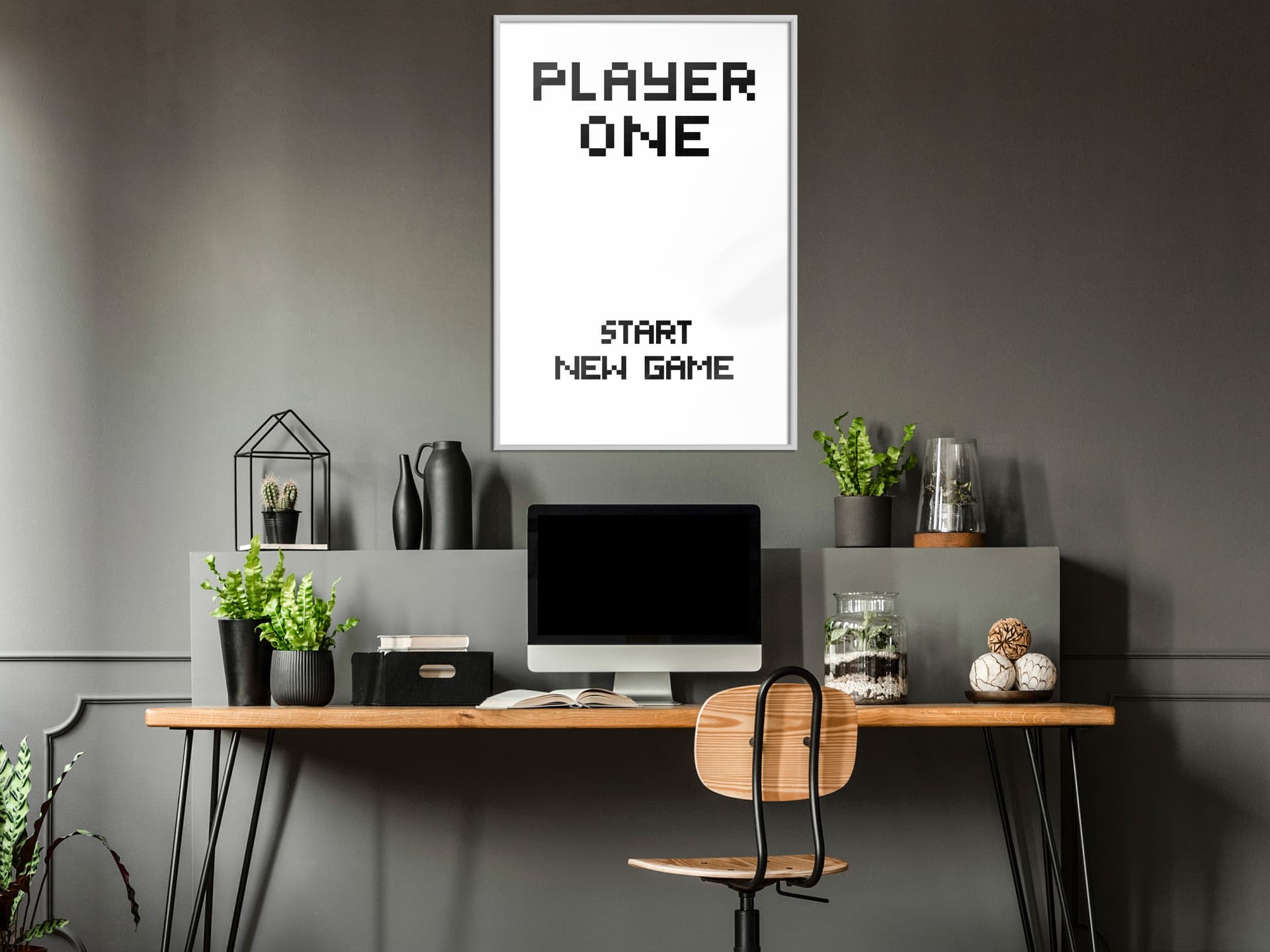 

Plakat - Gracz nr 1 (rozmiar 20x30, wykończenie Rama biała)