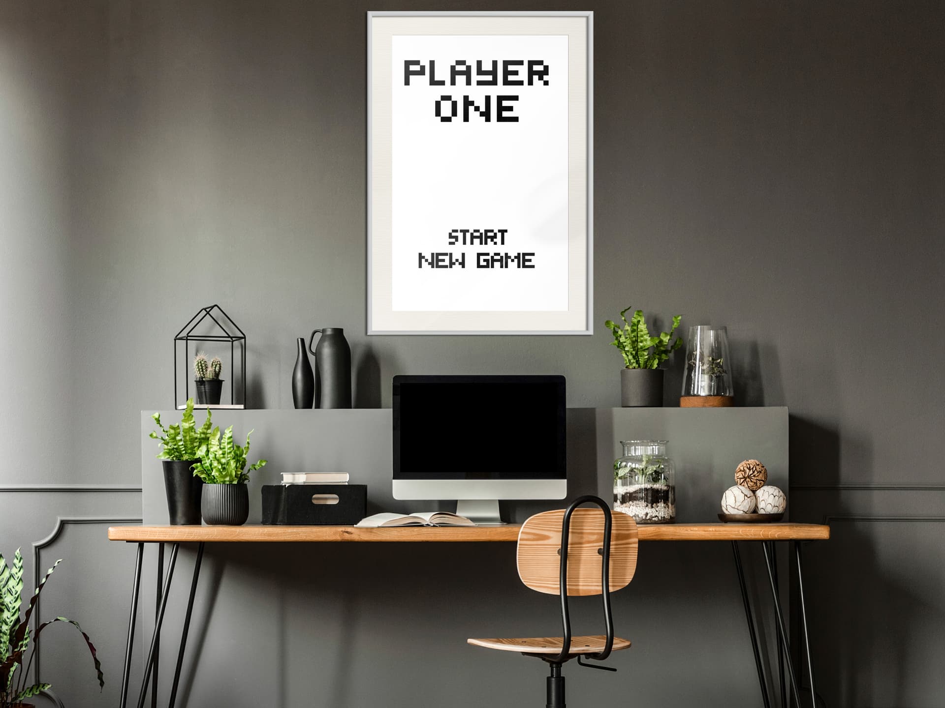 

Plakat - Gracz nr 1 (rozmiar 20x30, wykończenie Rama biała z passe-partout)
