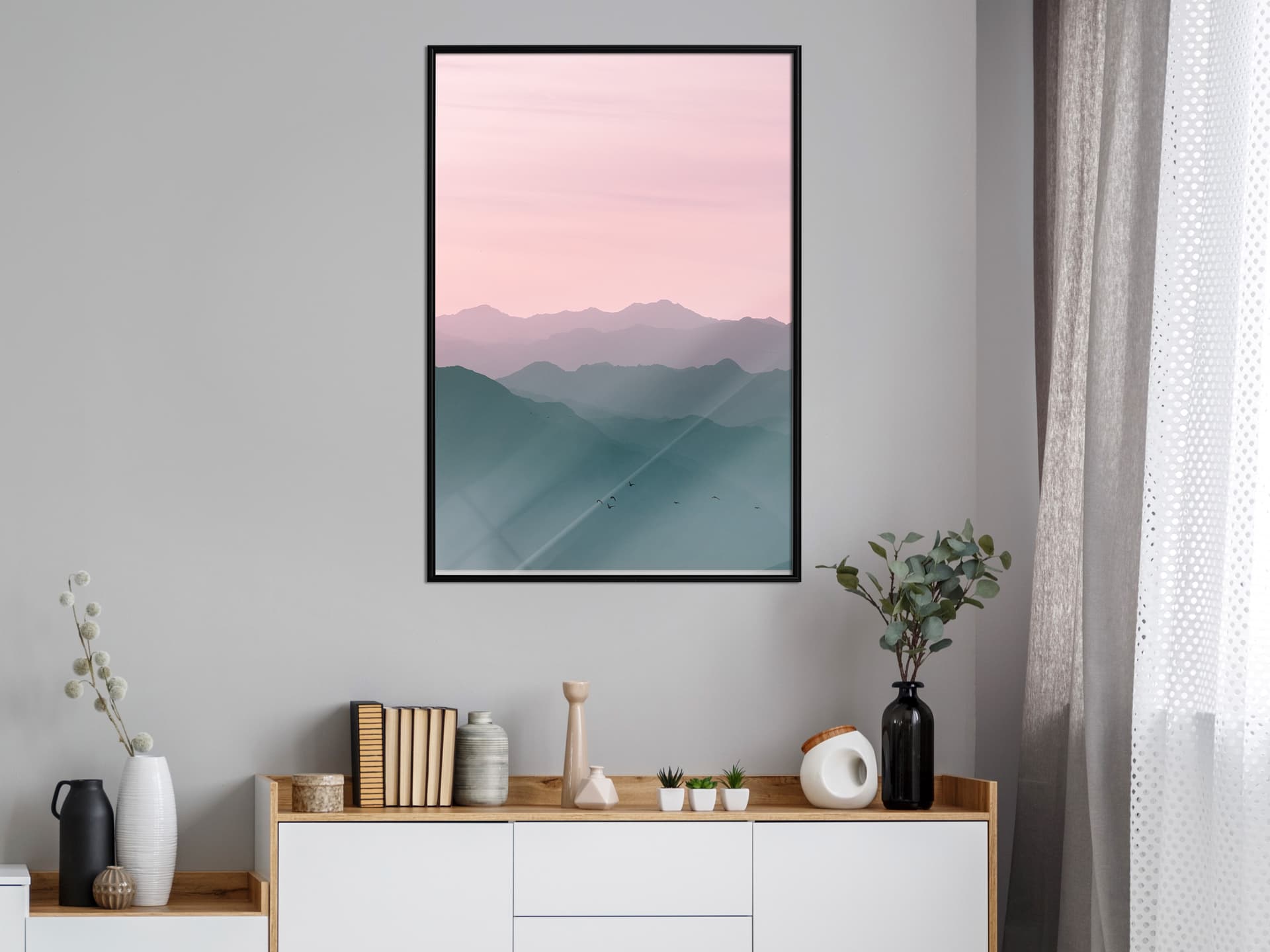 

Plakat - Naturalny gradient I (rozmiar 20x30, wykończenie Rama czarna)