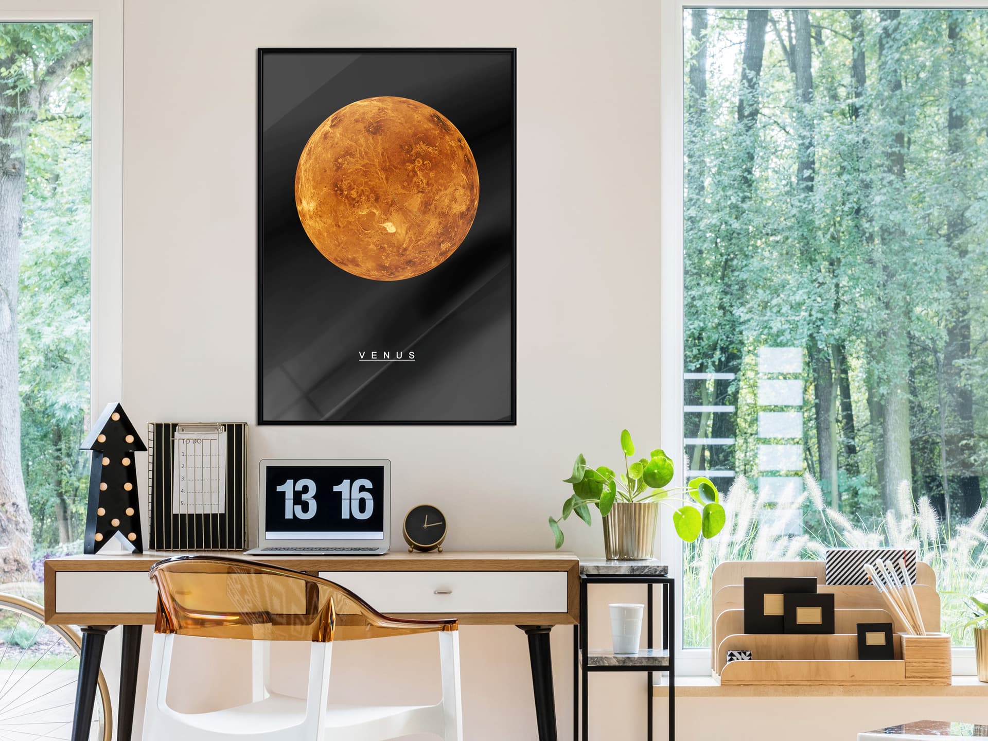 

Plakat - Układ słoneczny: Wenus (rozmiar 30x45, wykończenie Rama czarna)