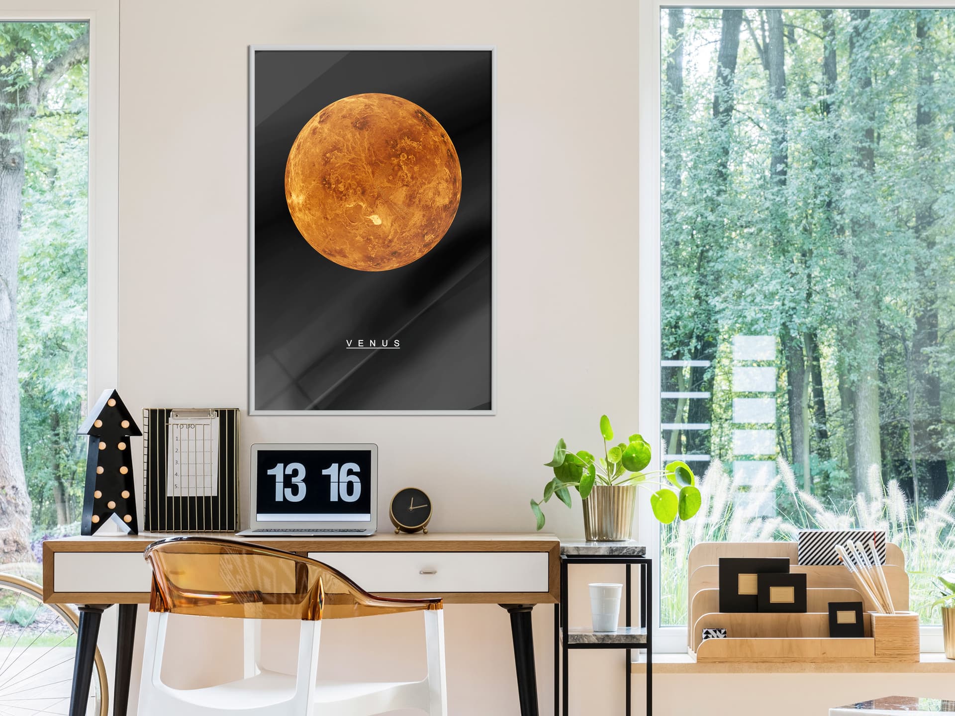 

Plakat - Układ słoneczny: Wenus (rozmiar 30x45, wykończenie Rama biała)