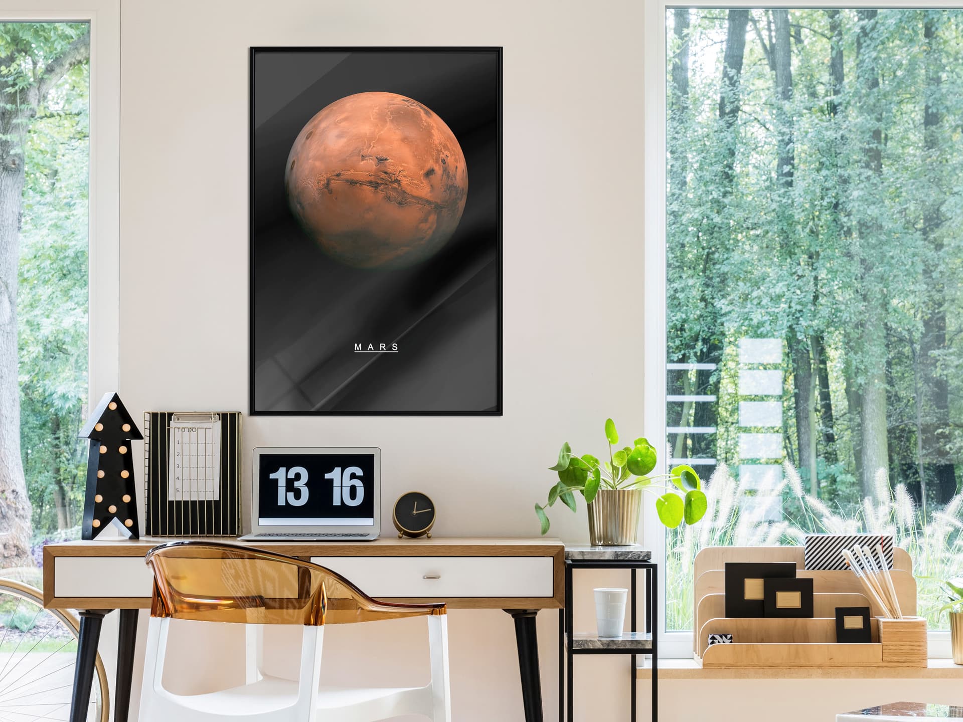 

Plakat - Układ słoneczny: Mars (rozmiar 20x30, wykończenie Rama czarna)