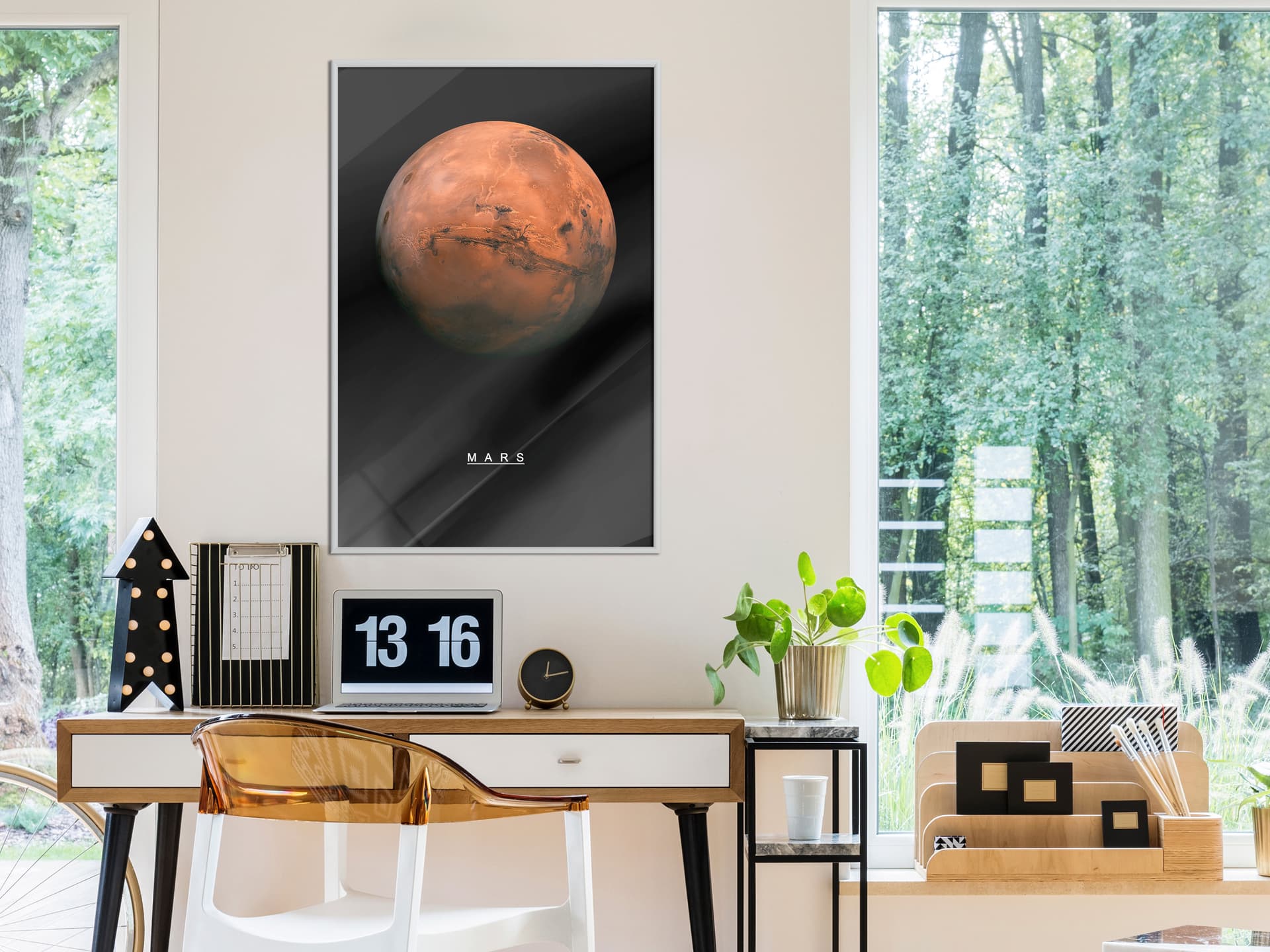 

Plakat - Układ słoneczny: Mars (rozmiar 20x30, wykończenie Rama biała)